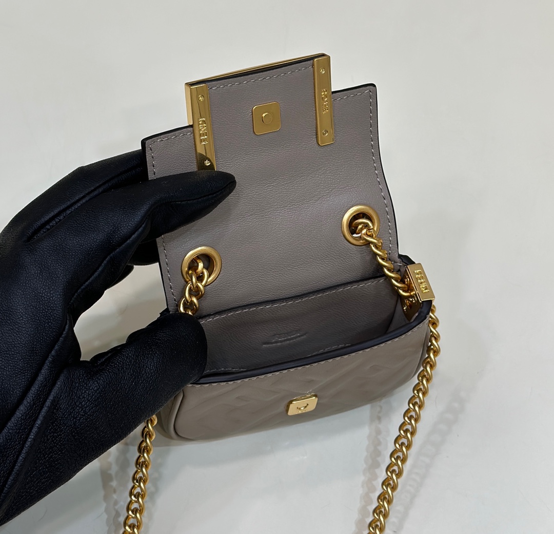 F**di nano  baguette mini bag