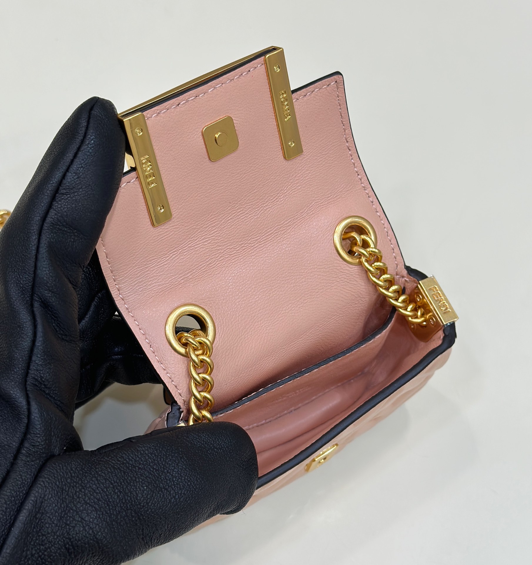 F**di nano  baguette mini bag