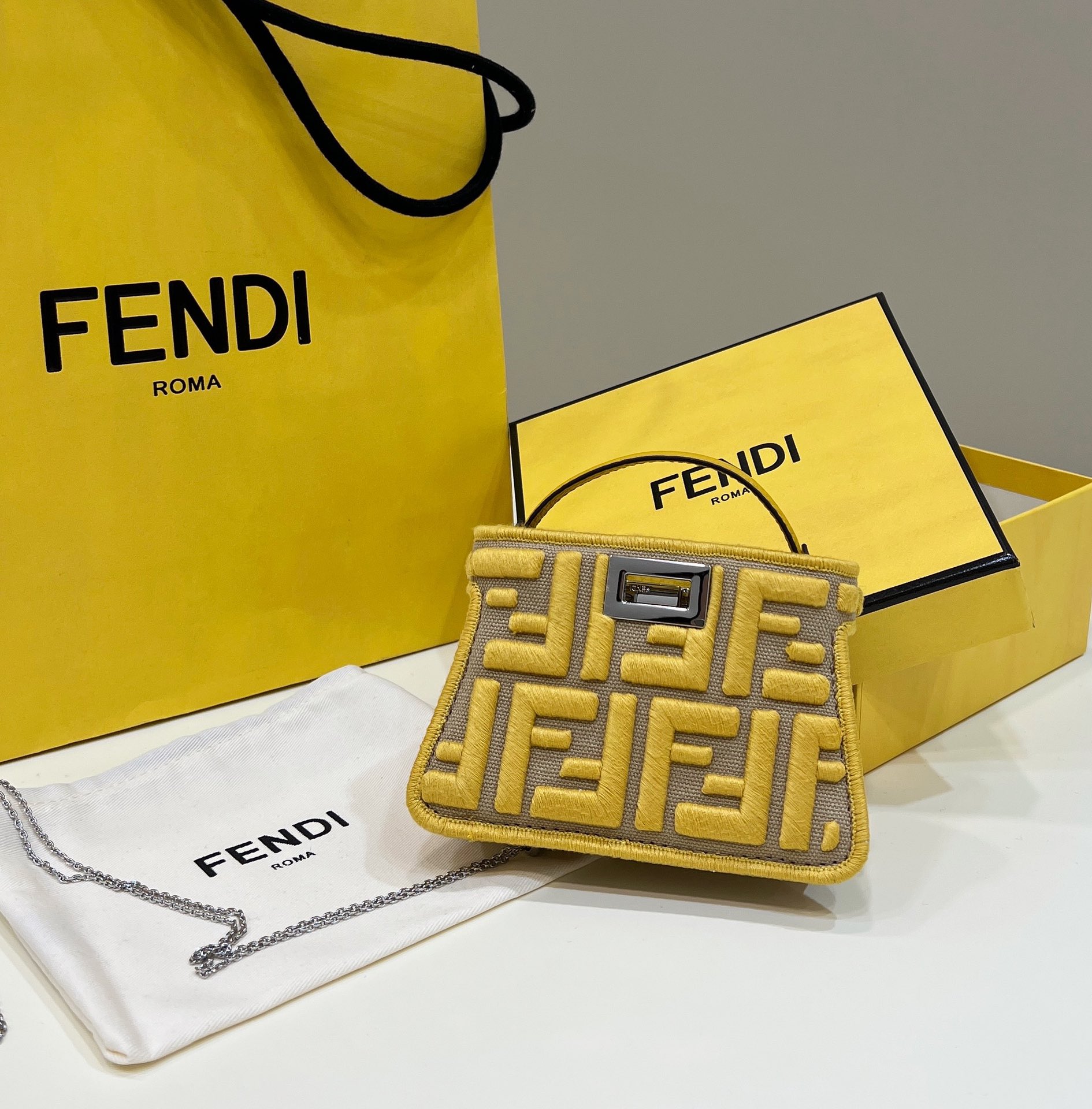 F**di peekaboo nano bag