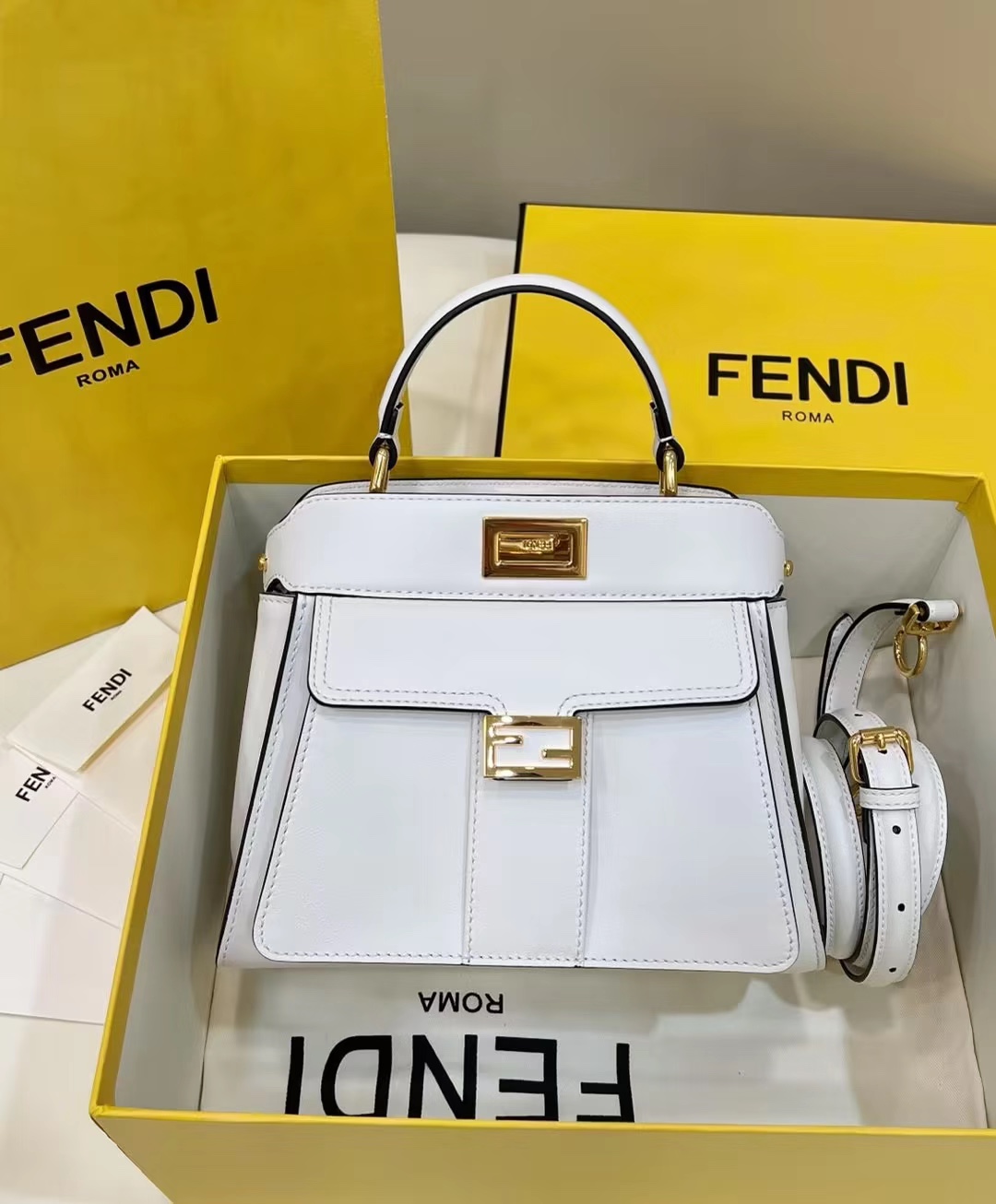 F**di peekaboo handbag