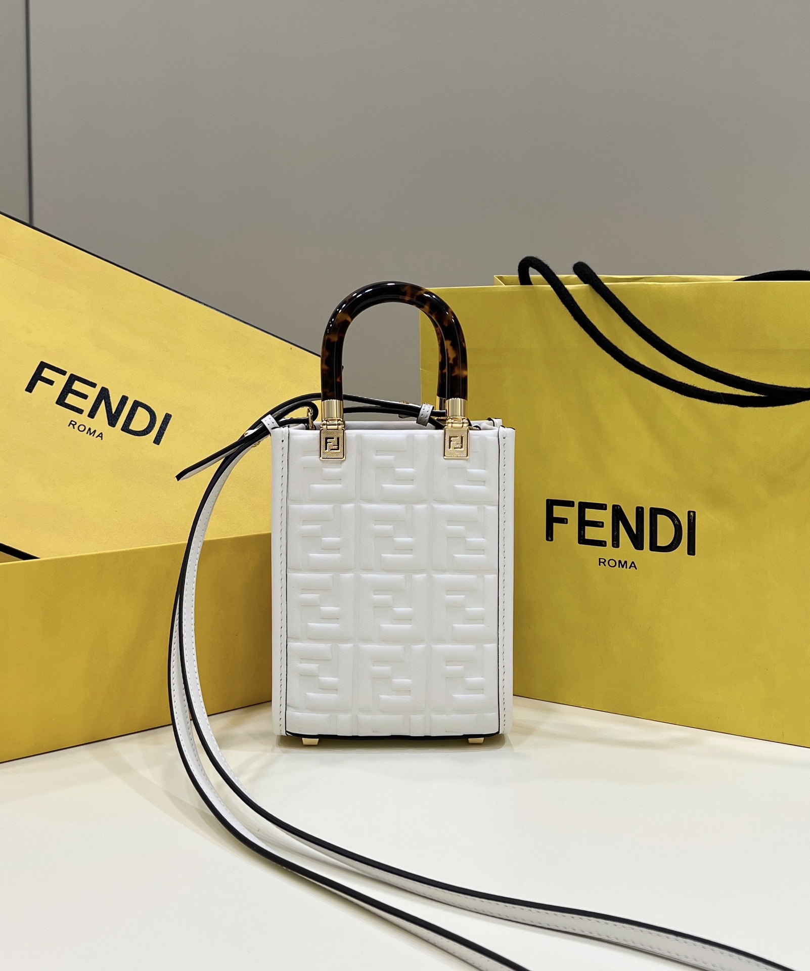 F**di sunshine mini tote