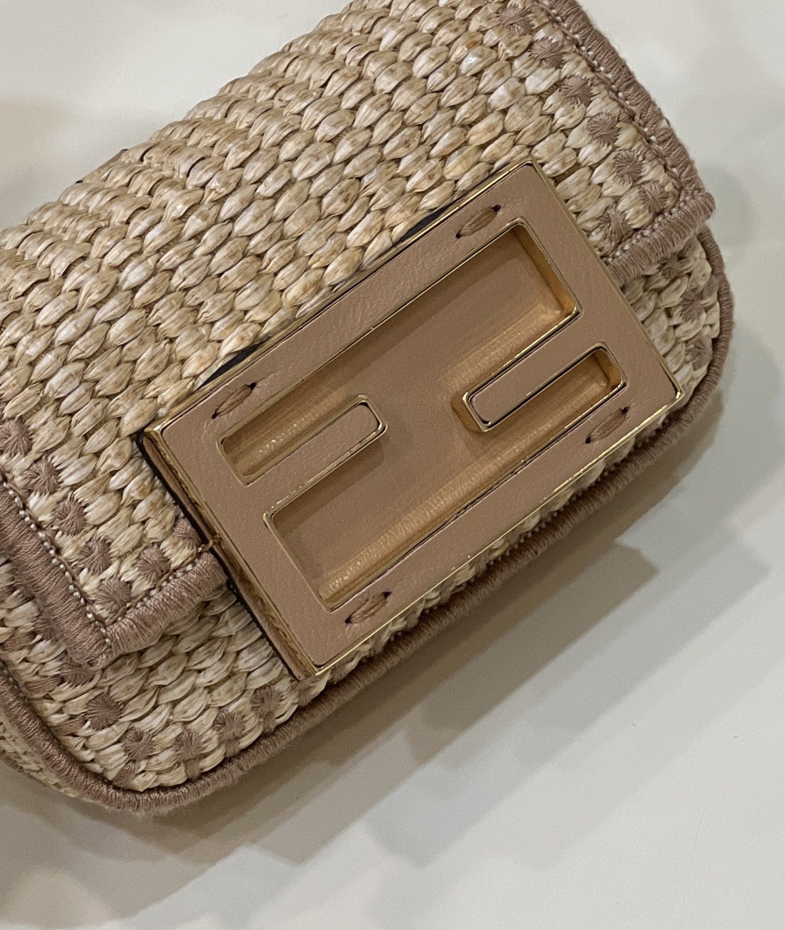 F**di nano baguette mini bag