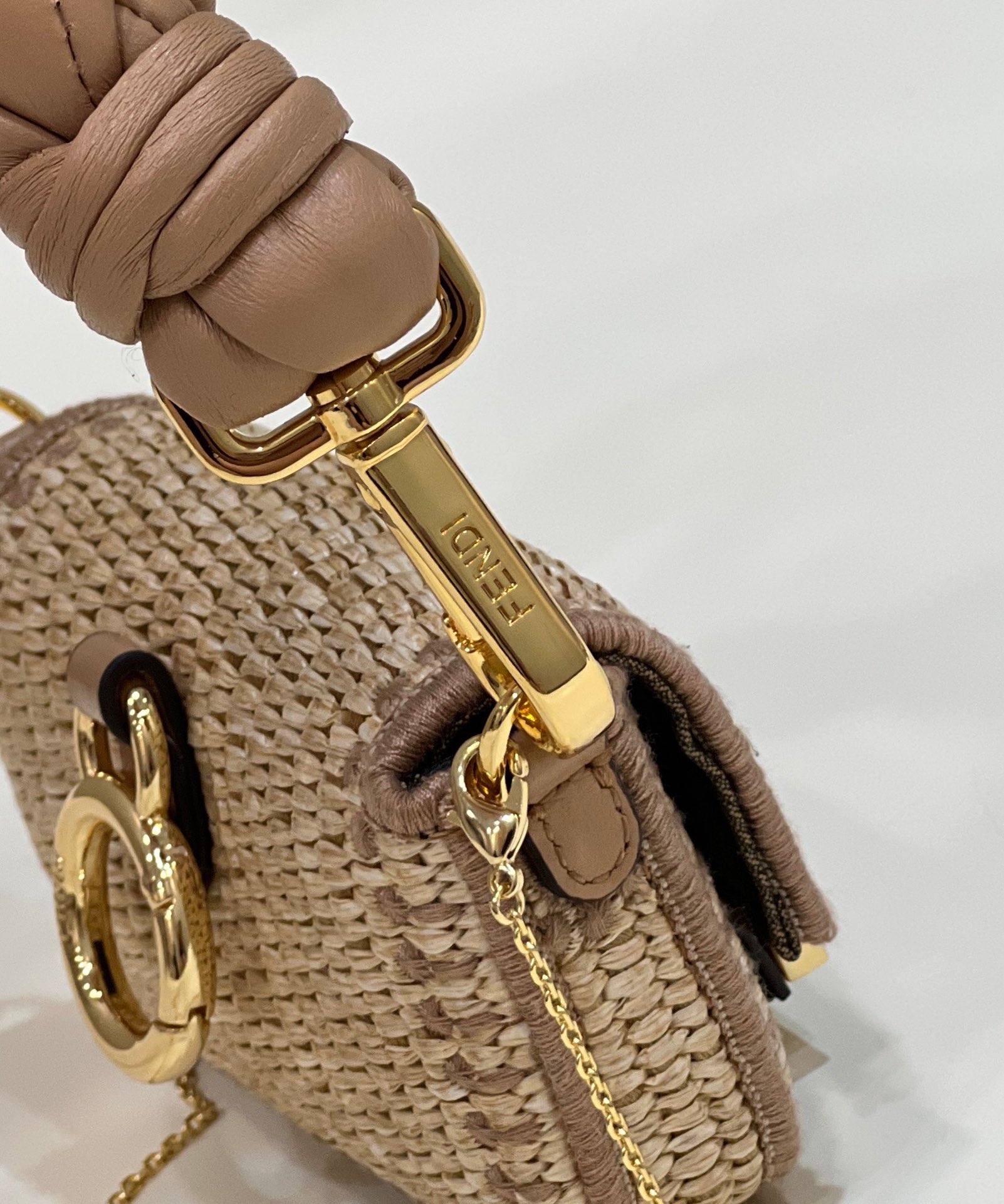 F**di nano baguette mini bag