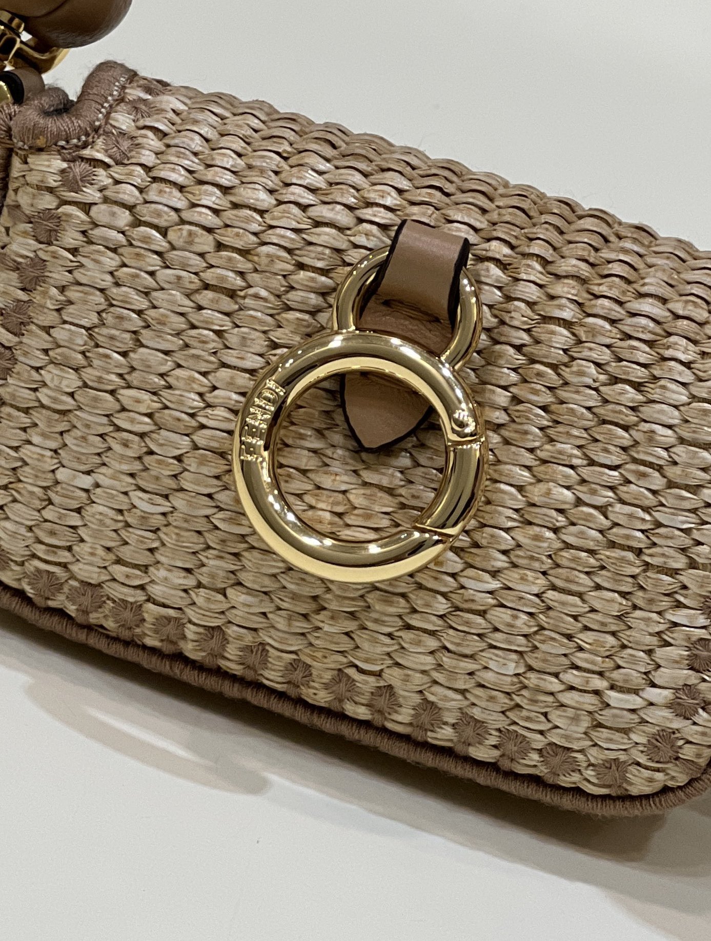 F**di nano baguette mini bag
