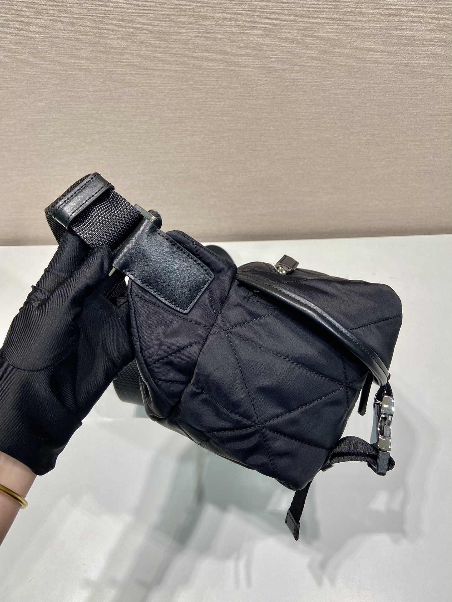 Pra*a re-nylon shoulder bag