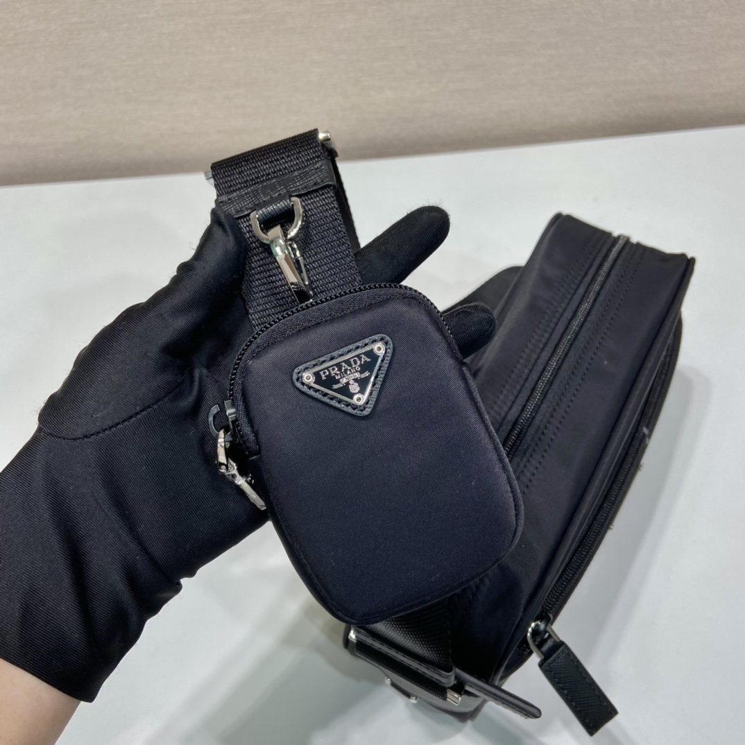 Pra*a re-nylon shoulder bag