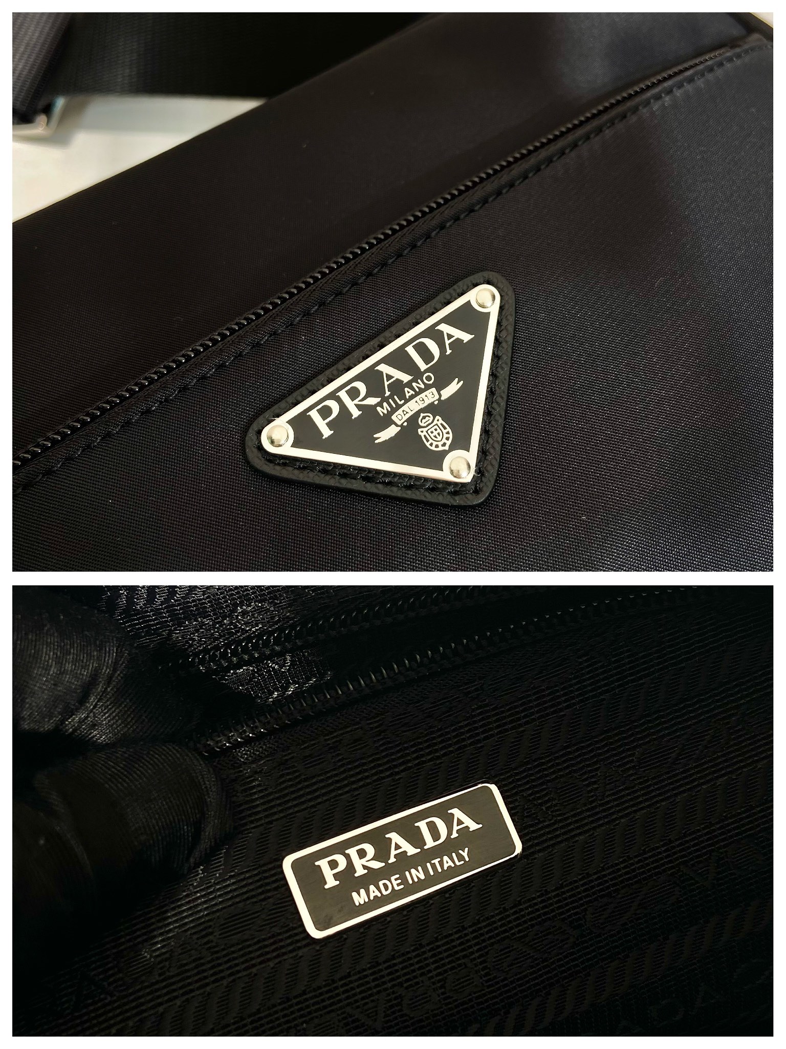 Pra*a re-nylon shoulder bag