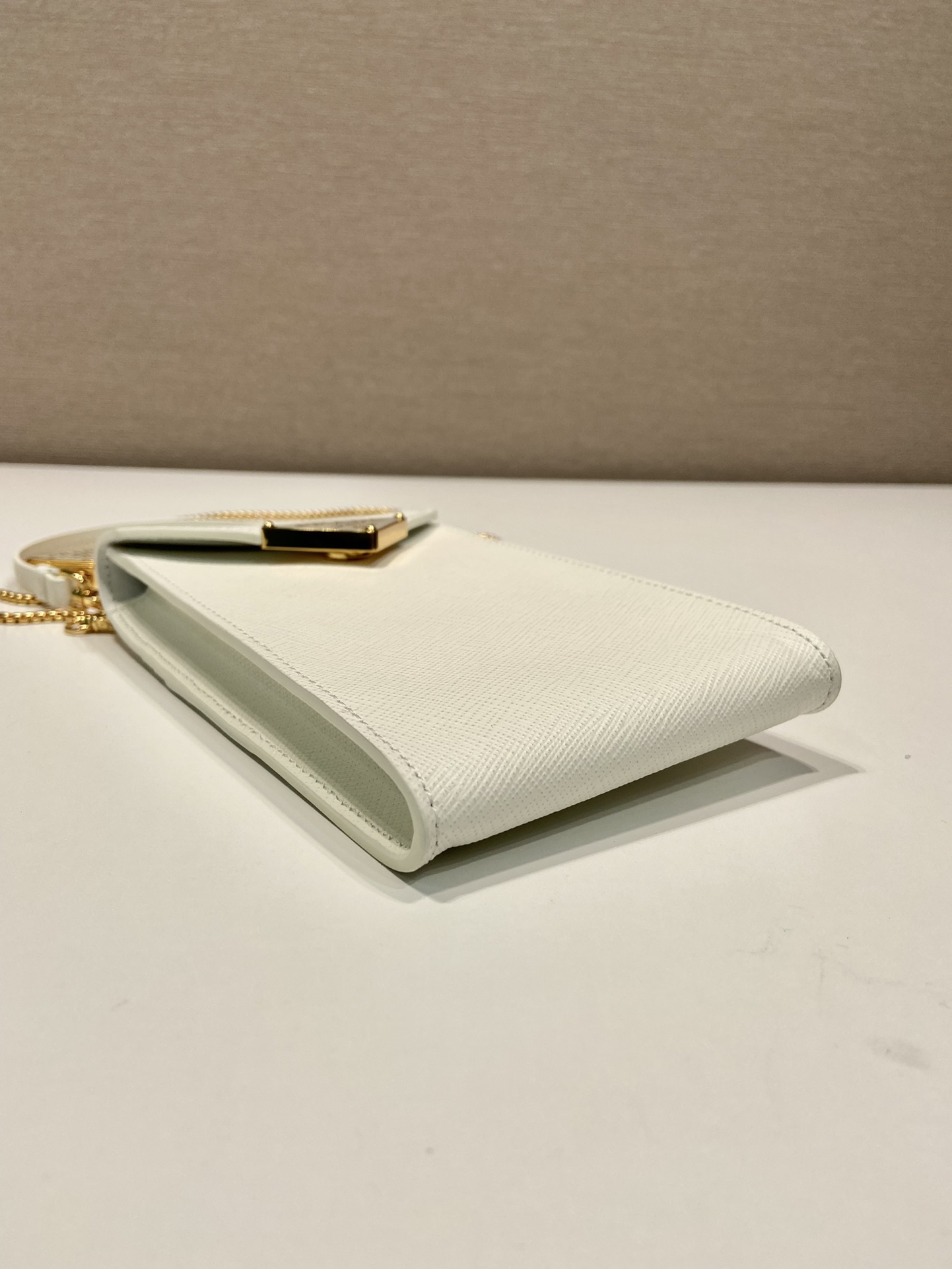 Pra*a saffiano leather mini-bag