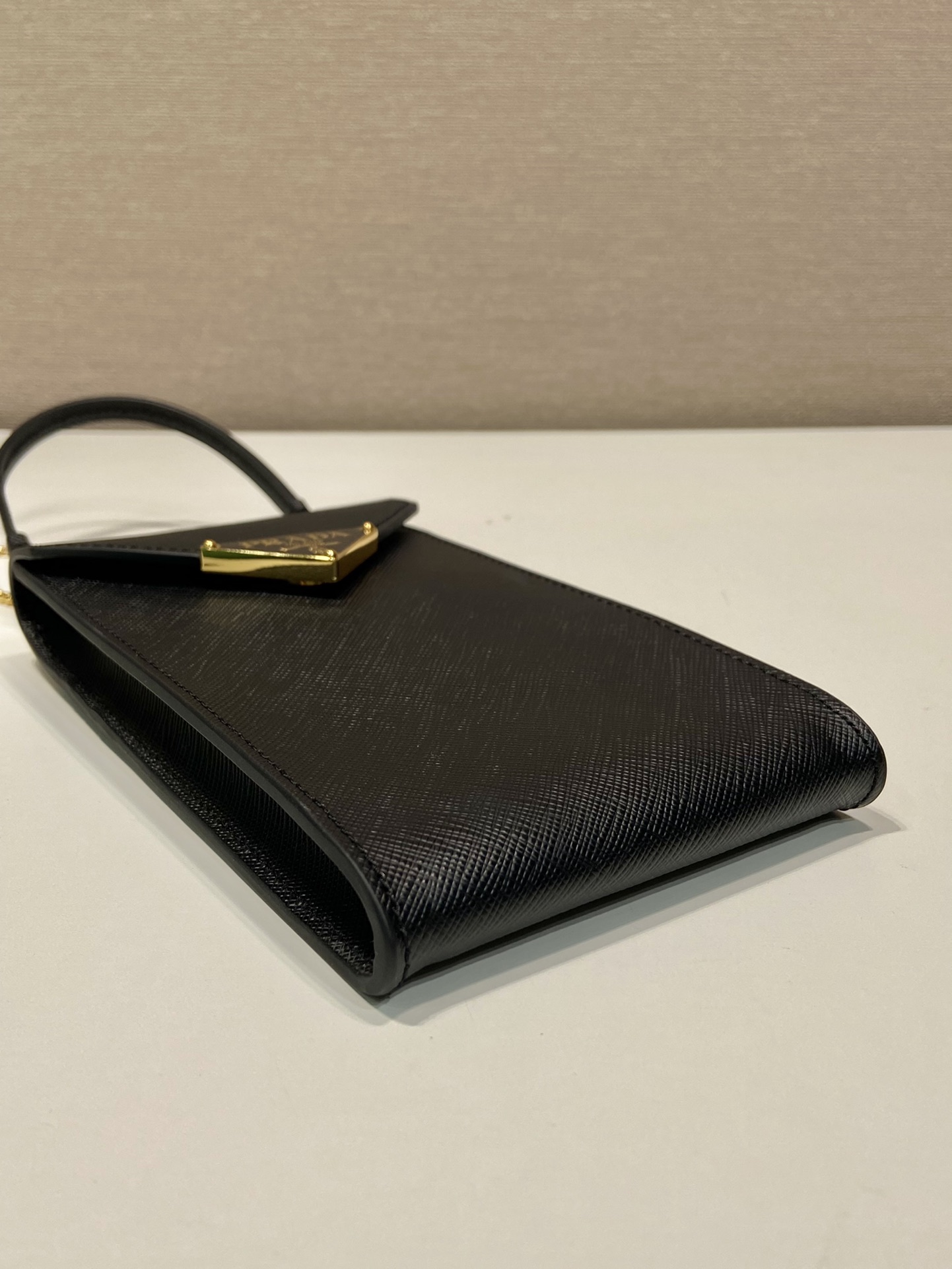 Pra*a saffiano leather mini-bag