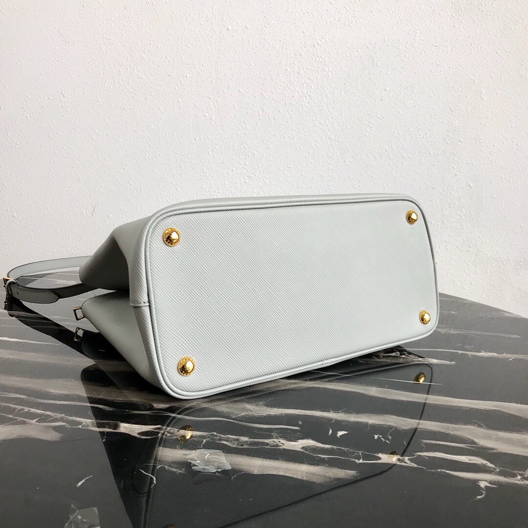 Pra*a galleria saffiano leather bag