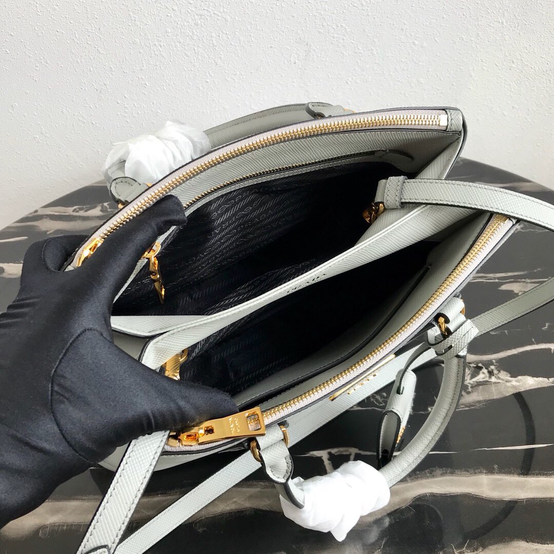 Pra*a galleria saffiano leather bag