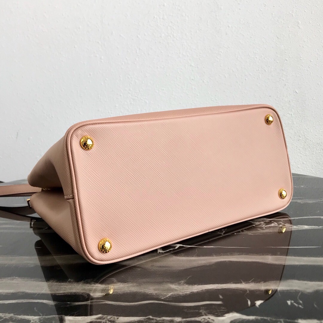 Pra*a galleria saffiano leather bag