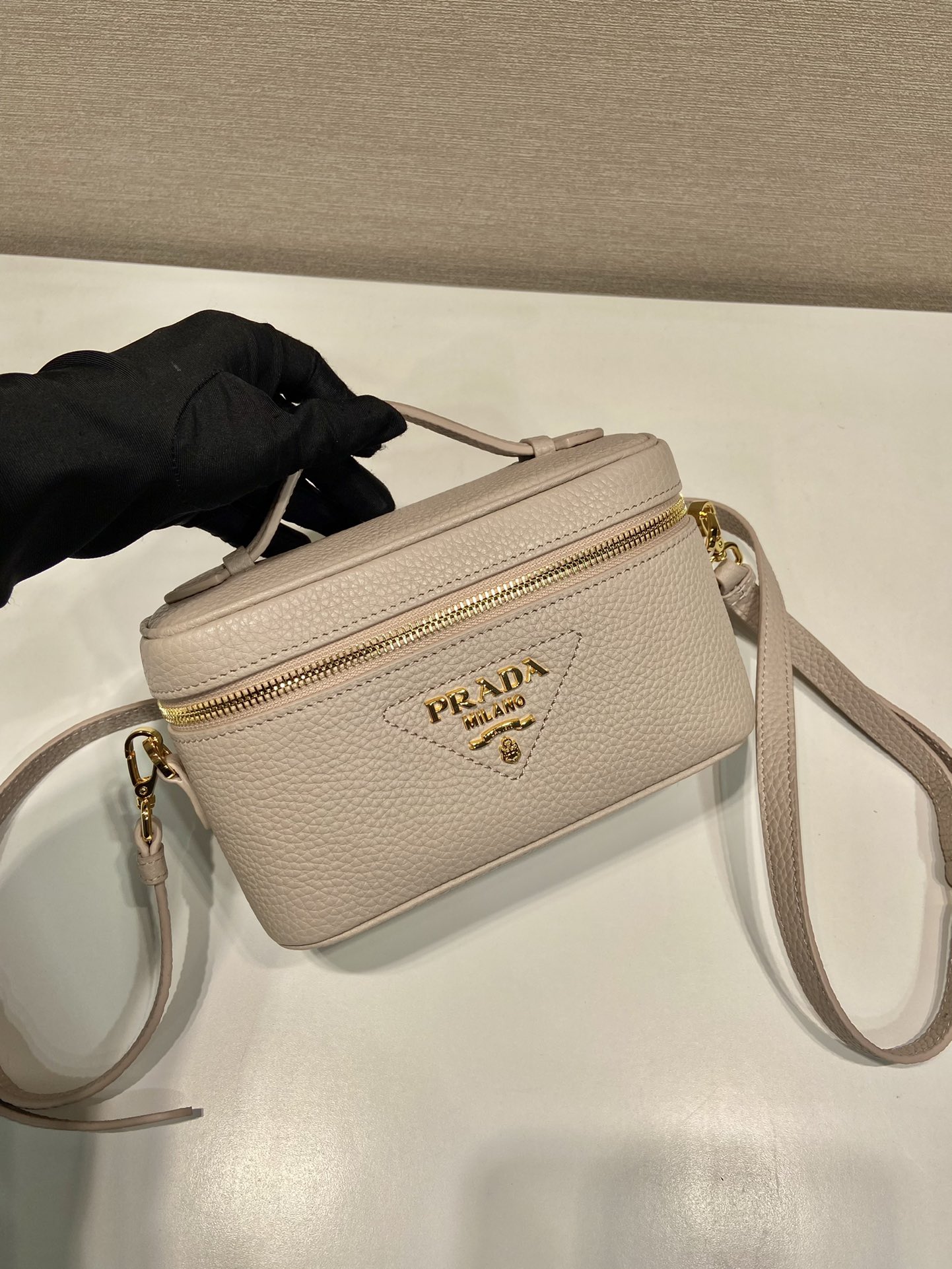 Pra*a leather mini-bag