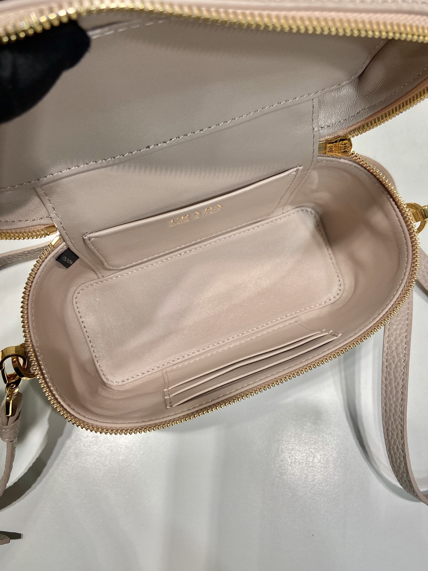 Pra*a leather mini-bag