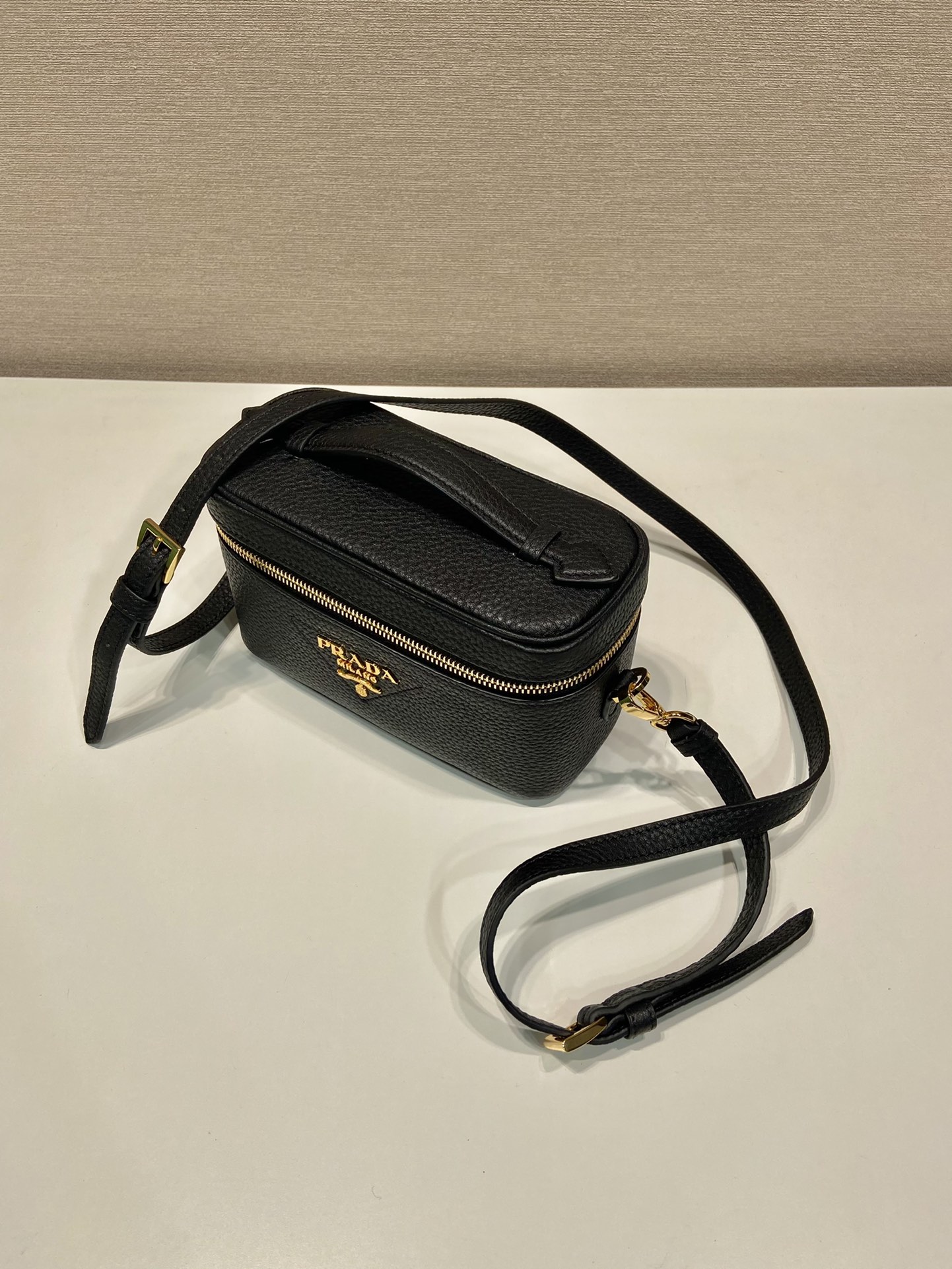 Pra*a leather mini-bag