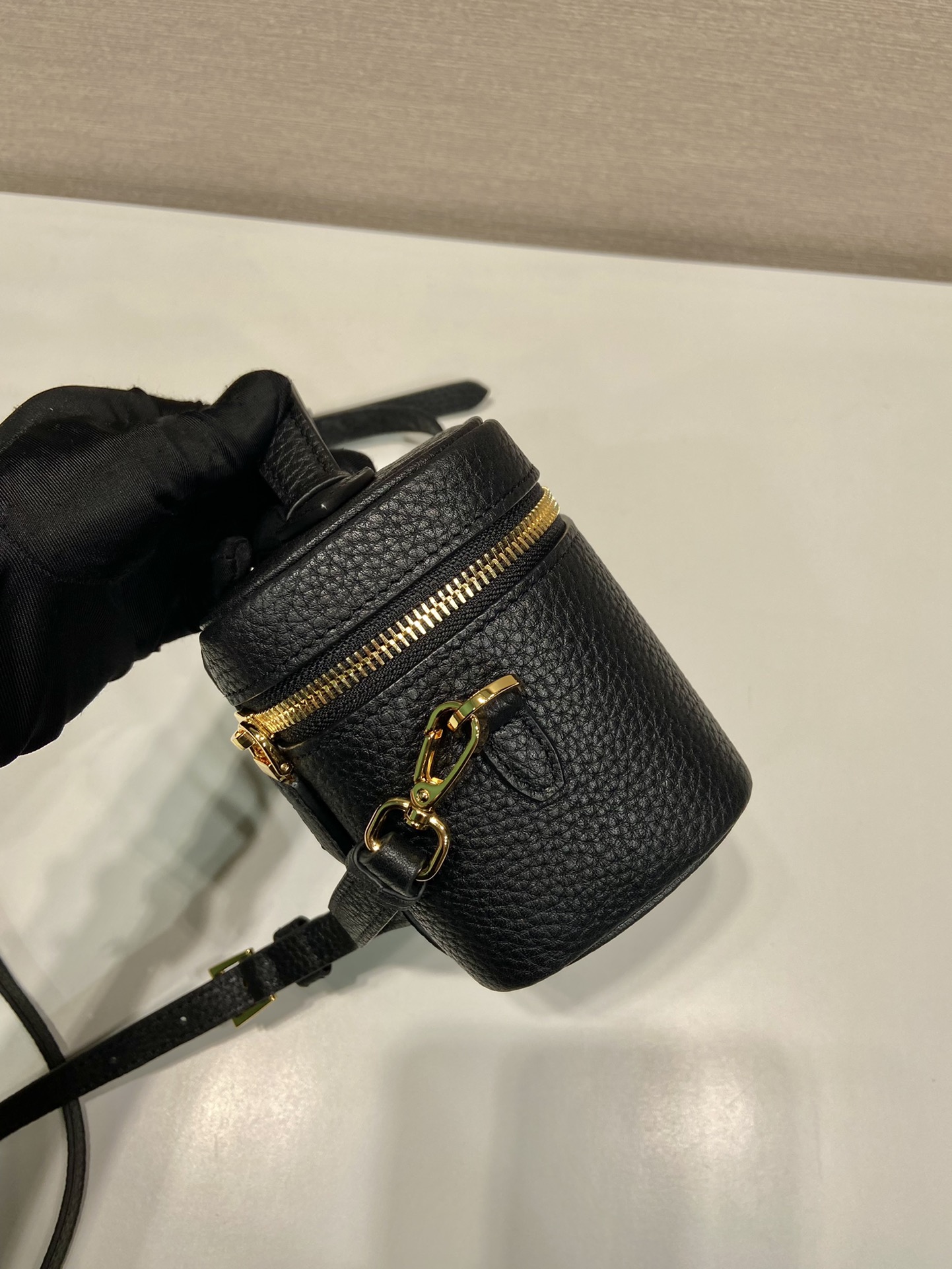 Pra*a leather mini-bag