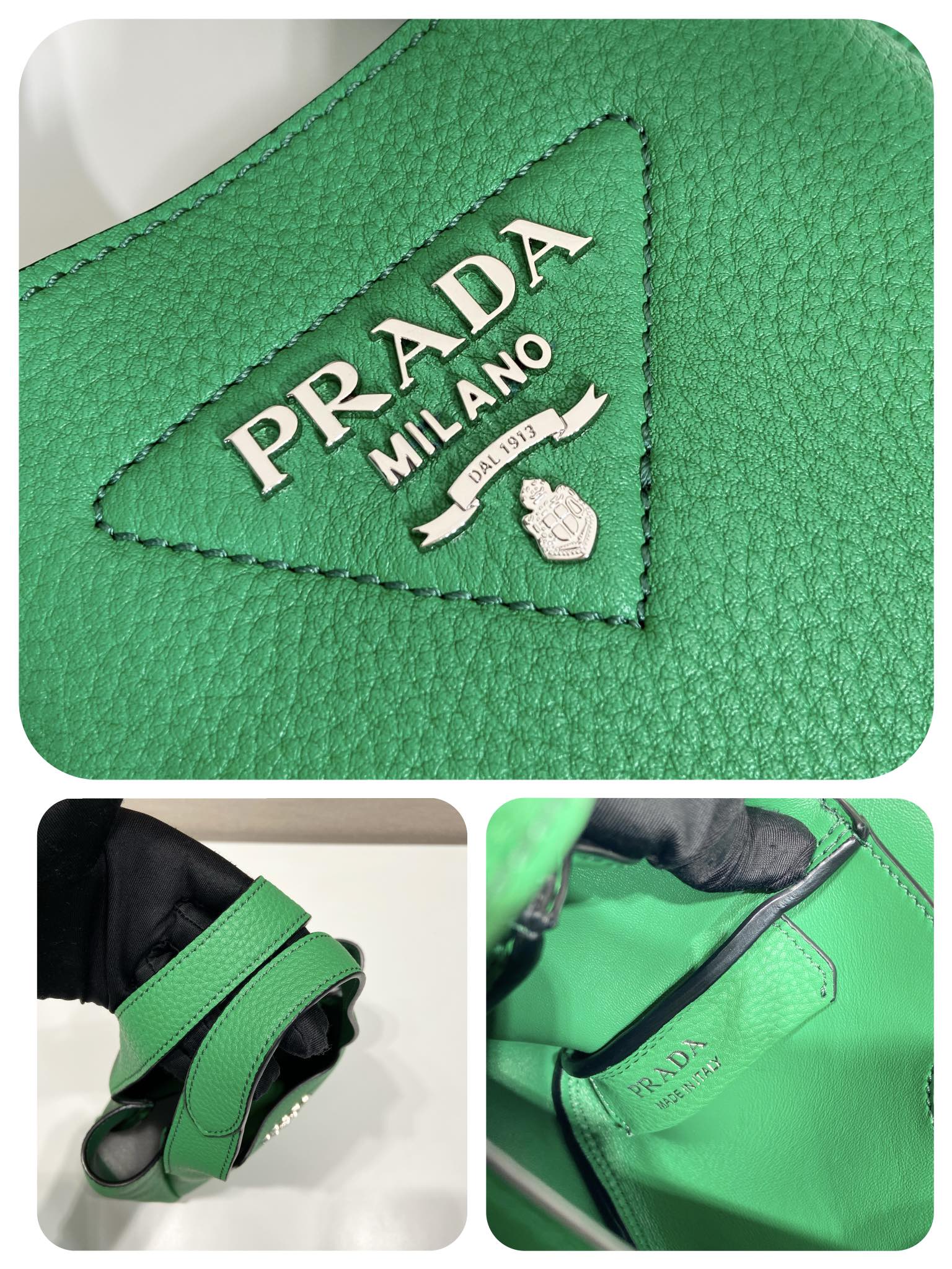 Pra*a leather mini bag