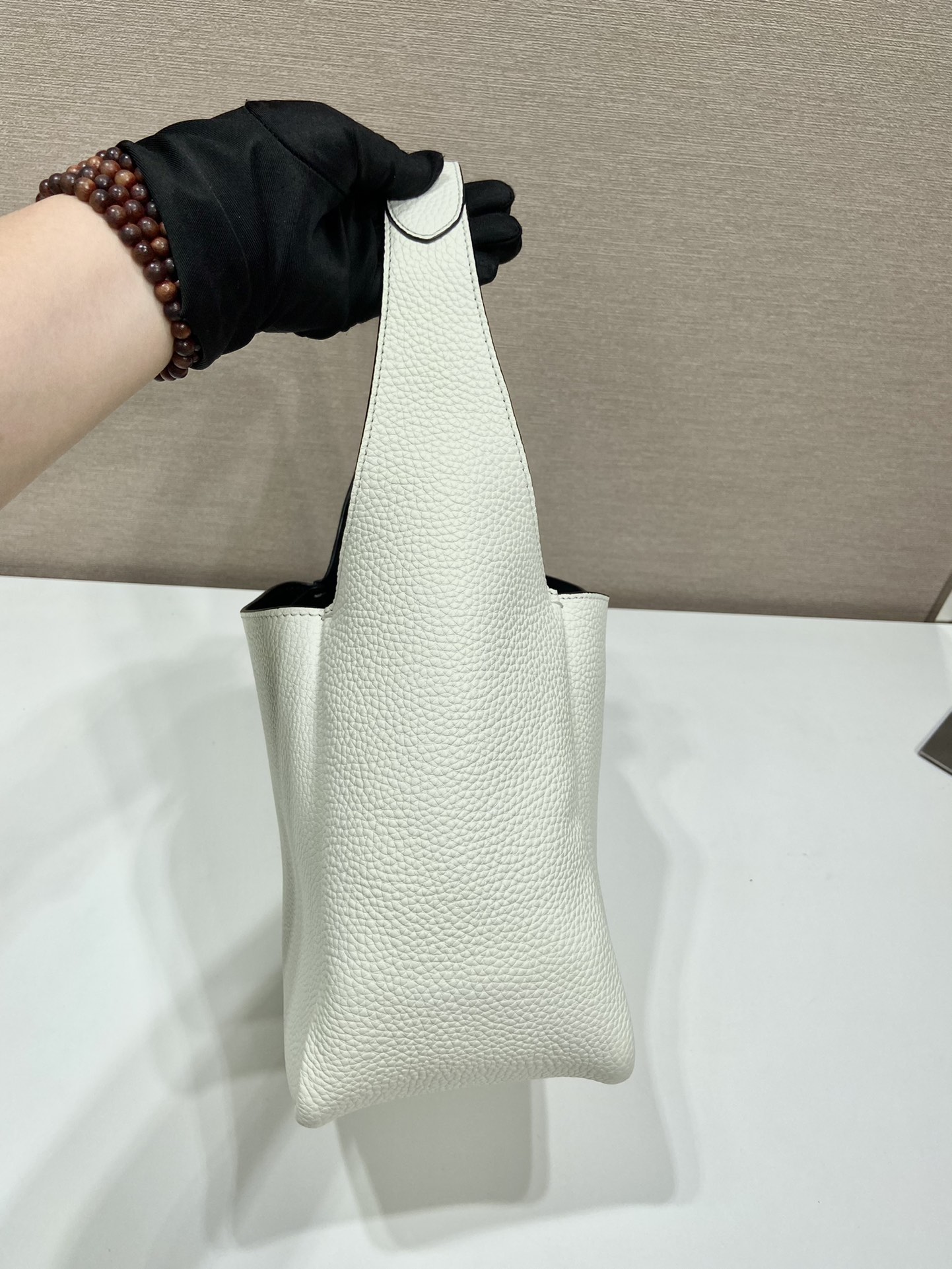 Pra*a leather handbag