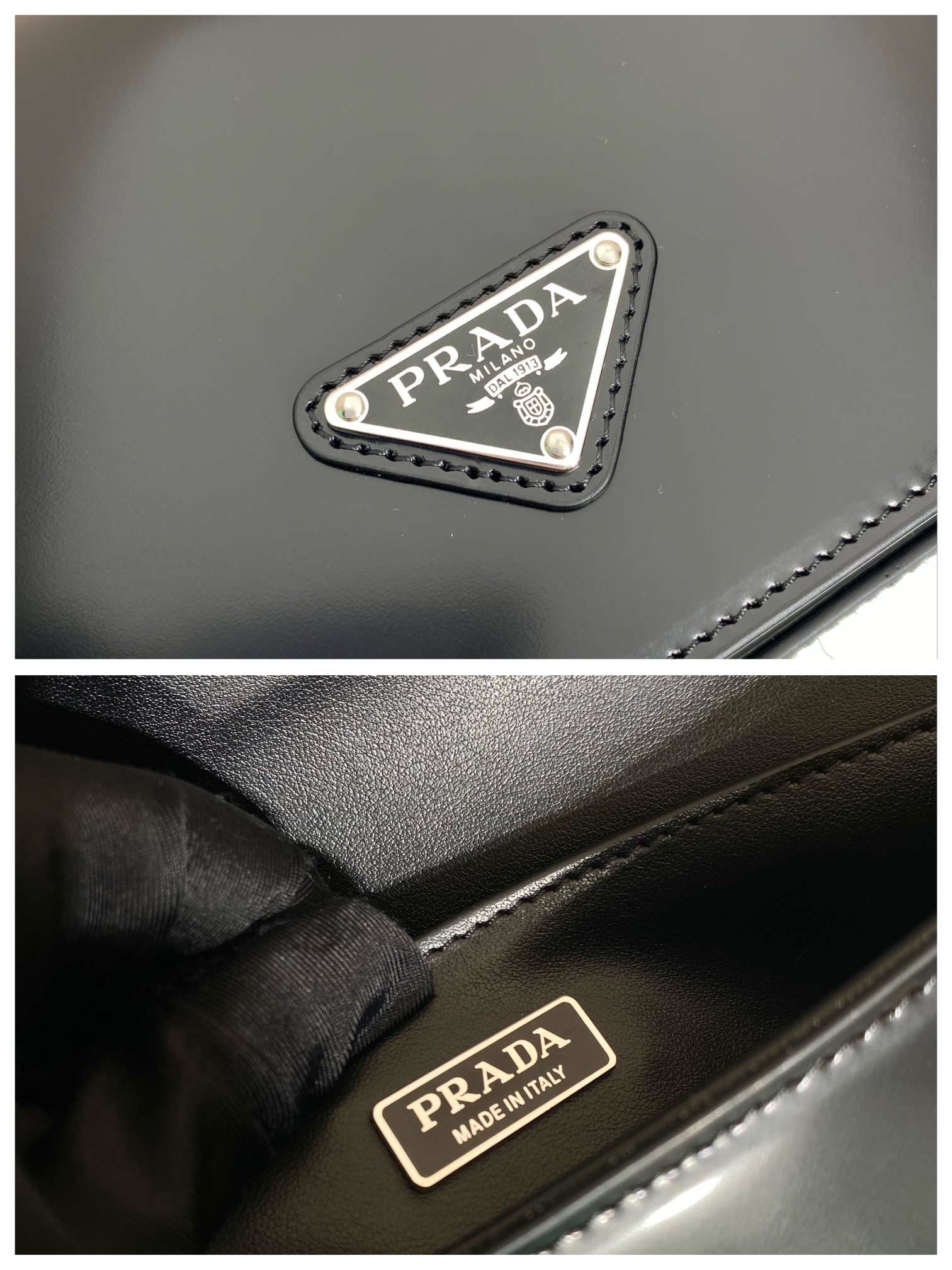 Pra*a brushed leather Pra*a femme bag