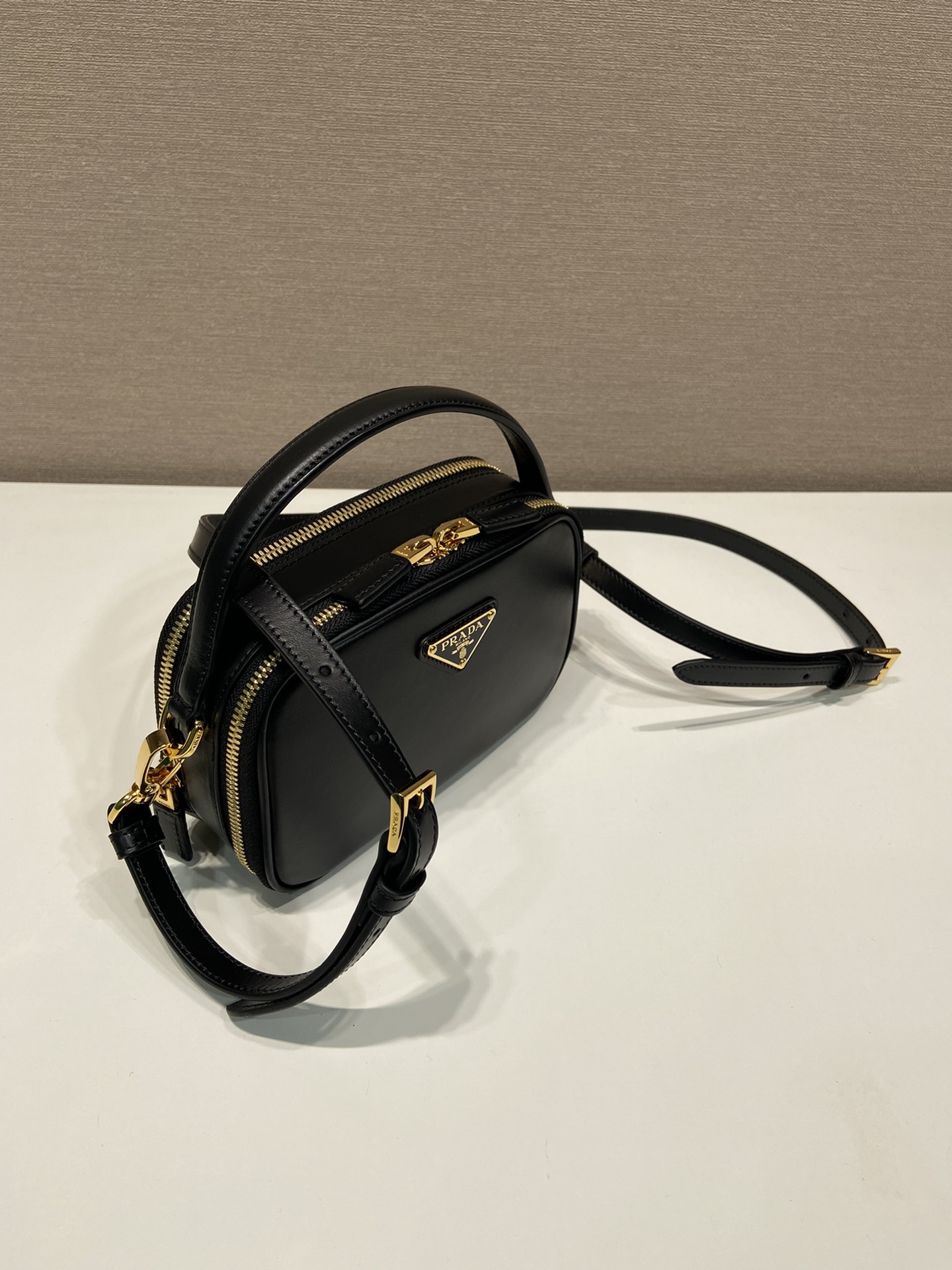 Pra*a odette leather mini-bag