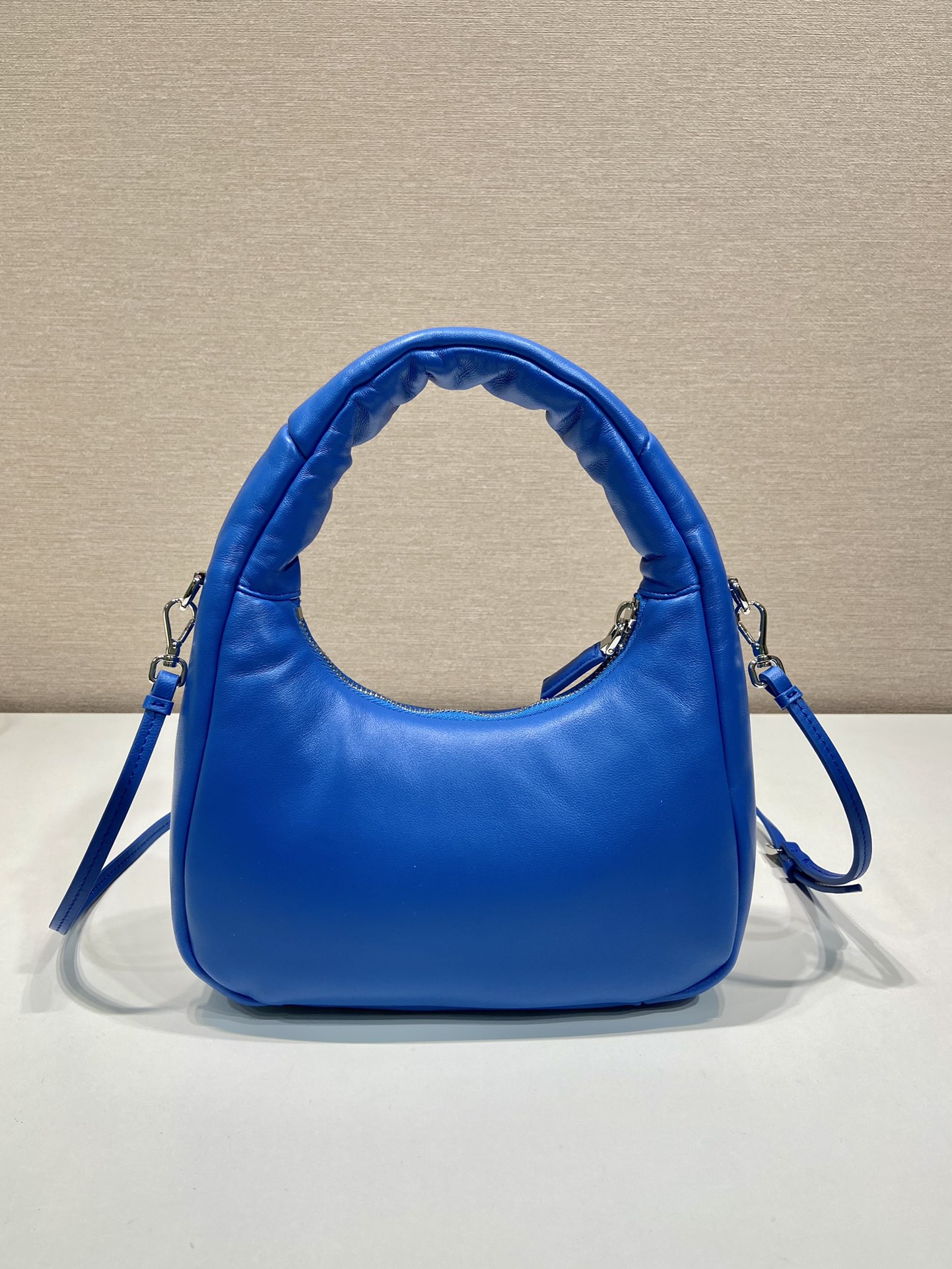 Pra*a leather mini hobo bag