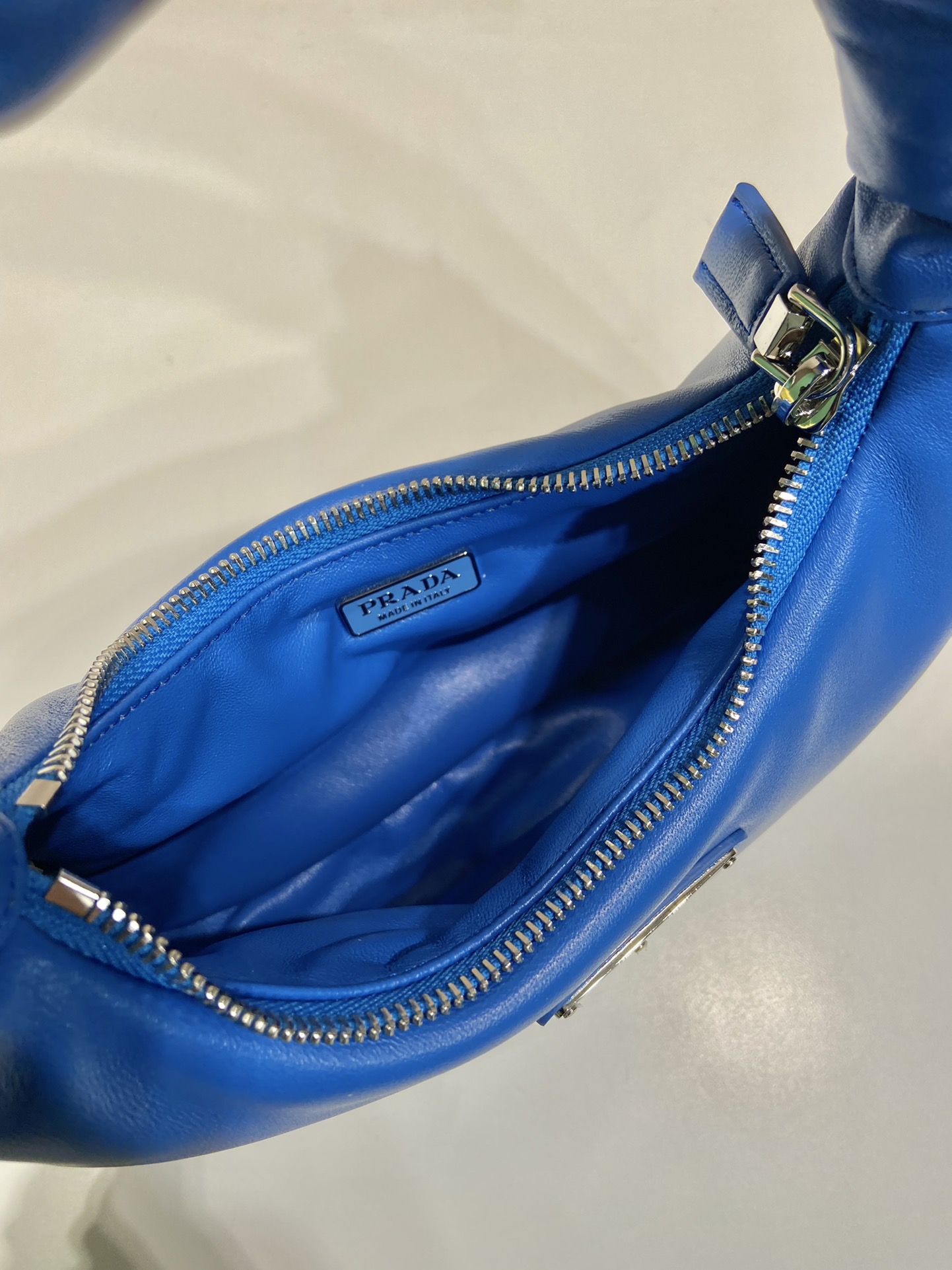 Pra*a leather mini hobo bag