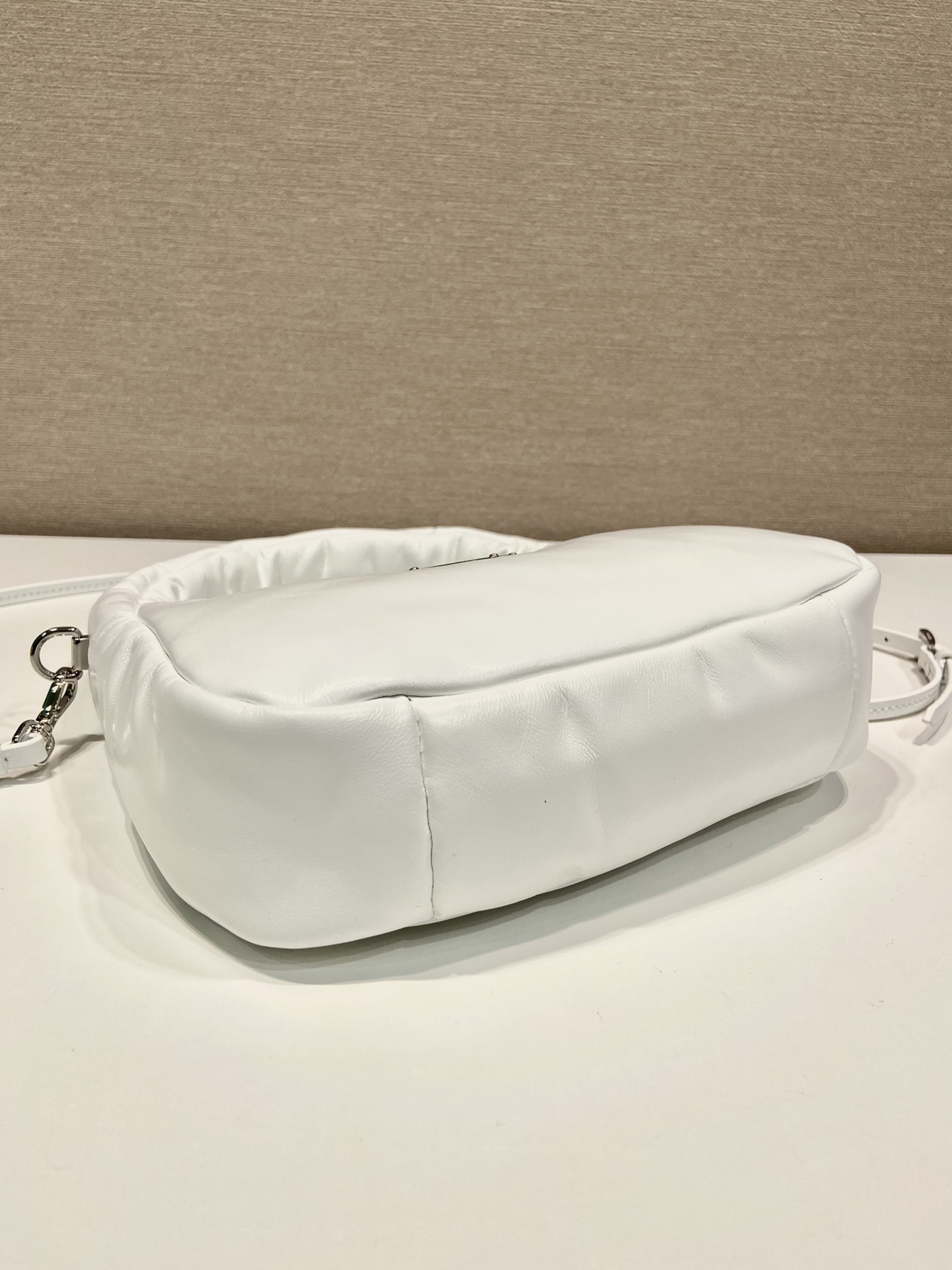 Pra*a leather mini hobo bag