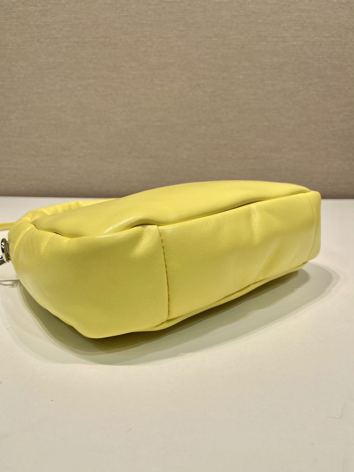 Pra*a leather mini hobo bag