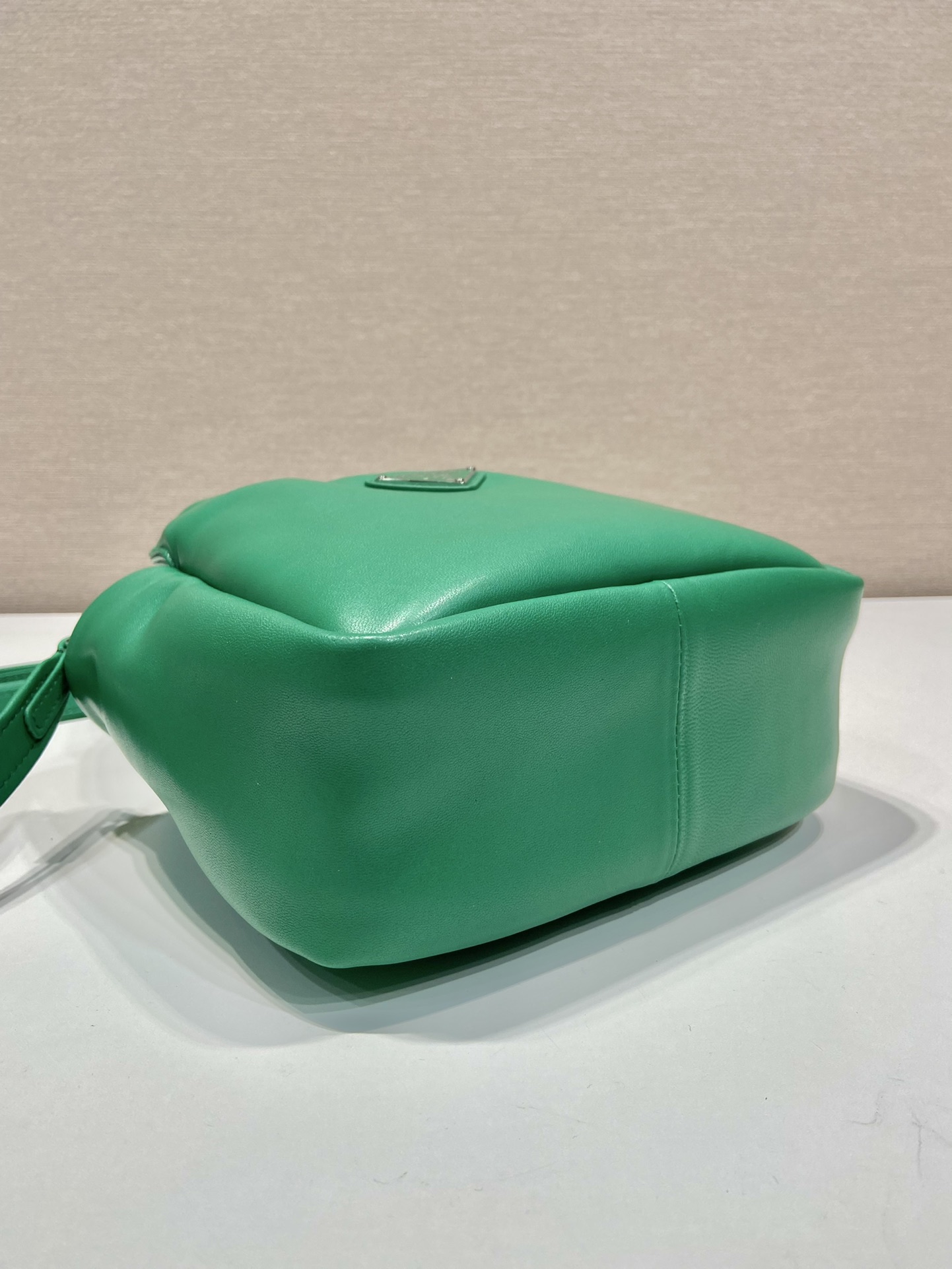 small padded Pra*a soft nappa-leather bag