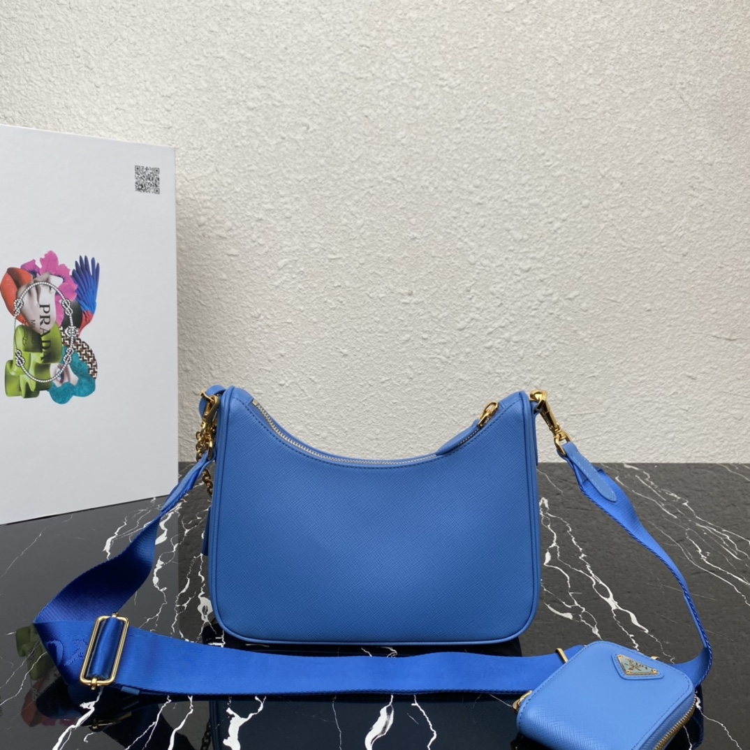 Pra*a re-edition 2005 saffiano leather bag