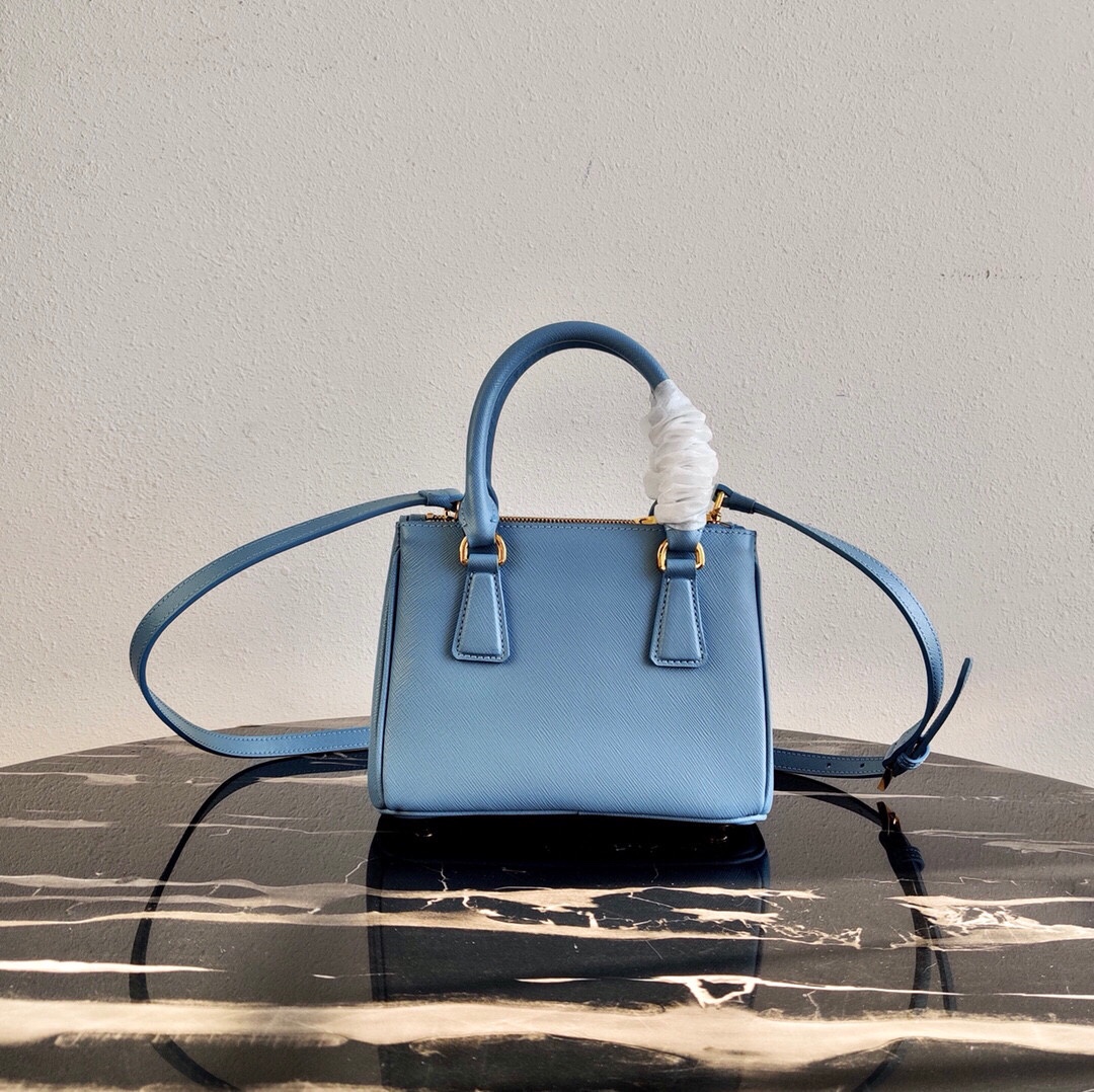 Pra*a galleria saffiano leather mini-bag