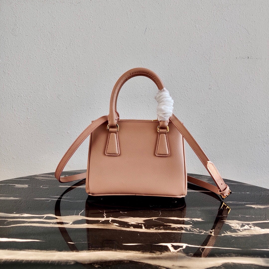 Pra*a galleria saffiano leather mini-bag