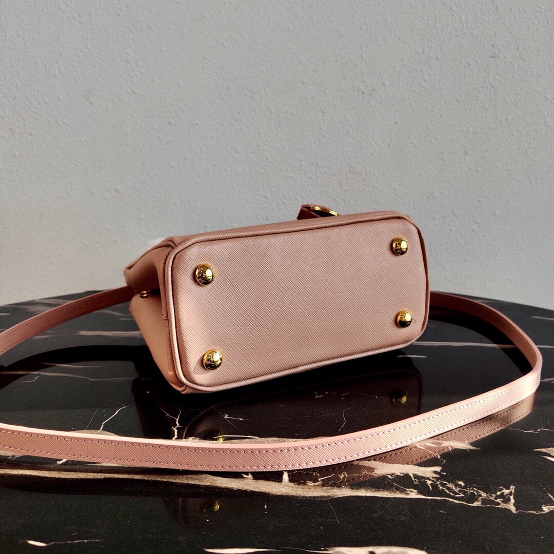 Pra*a galleria saffiano leather mini-bag