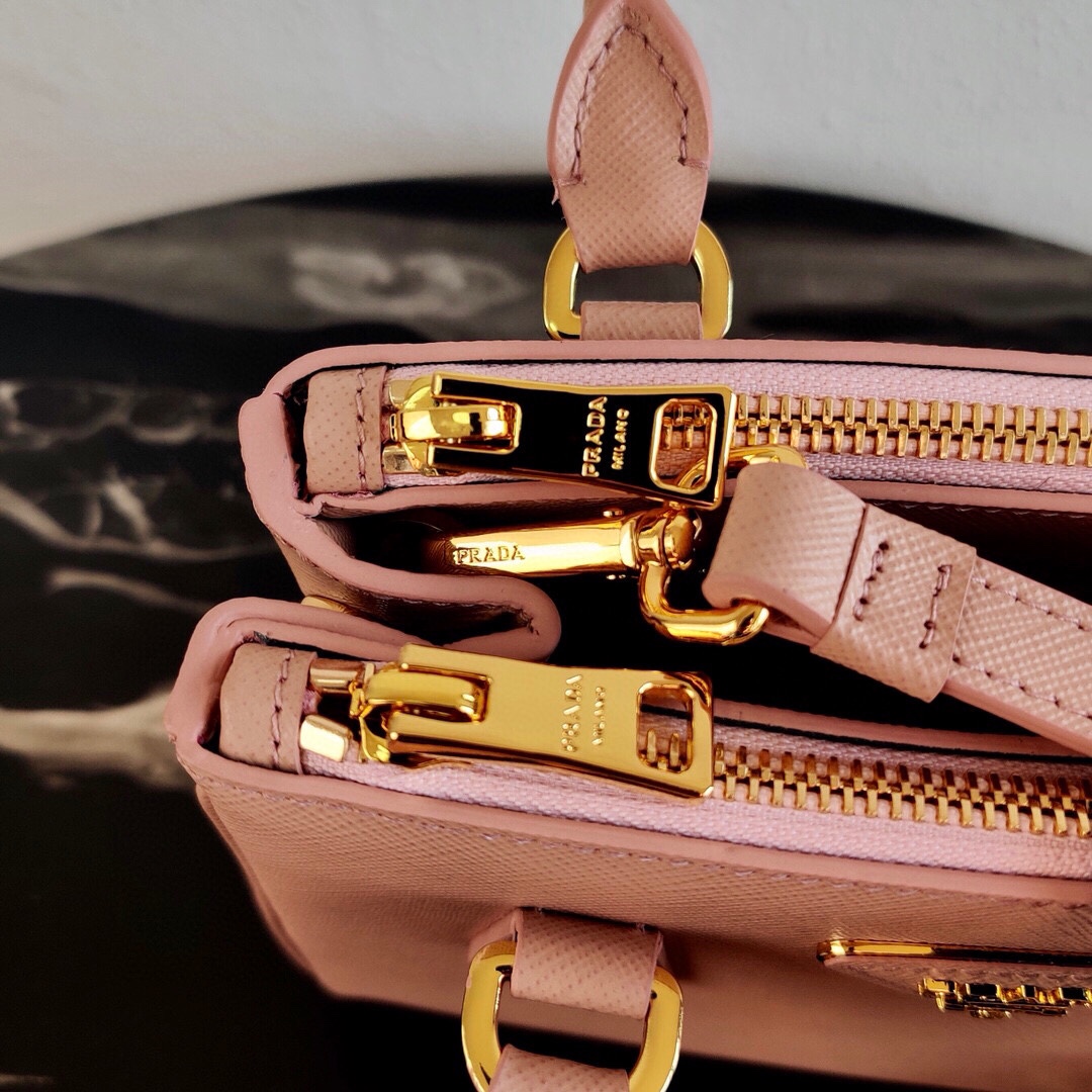 Pra*a galleria saffiano leather mini-bag