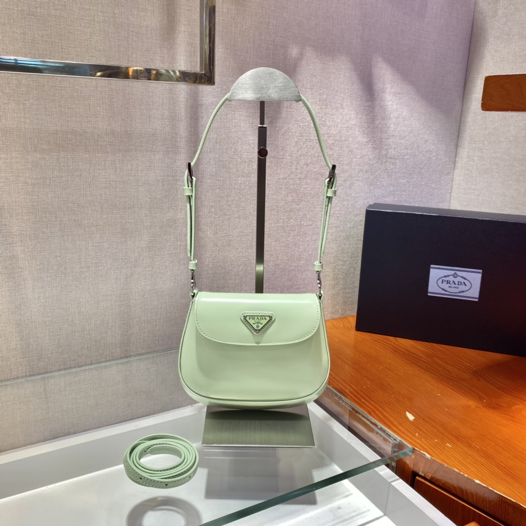 Pra*a cleo brushed leather mini bag