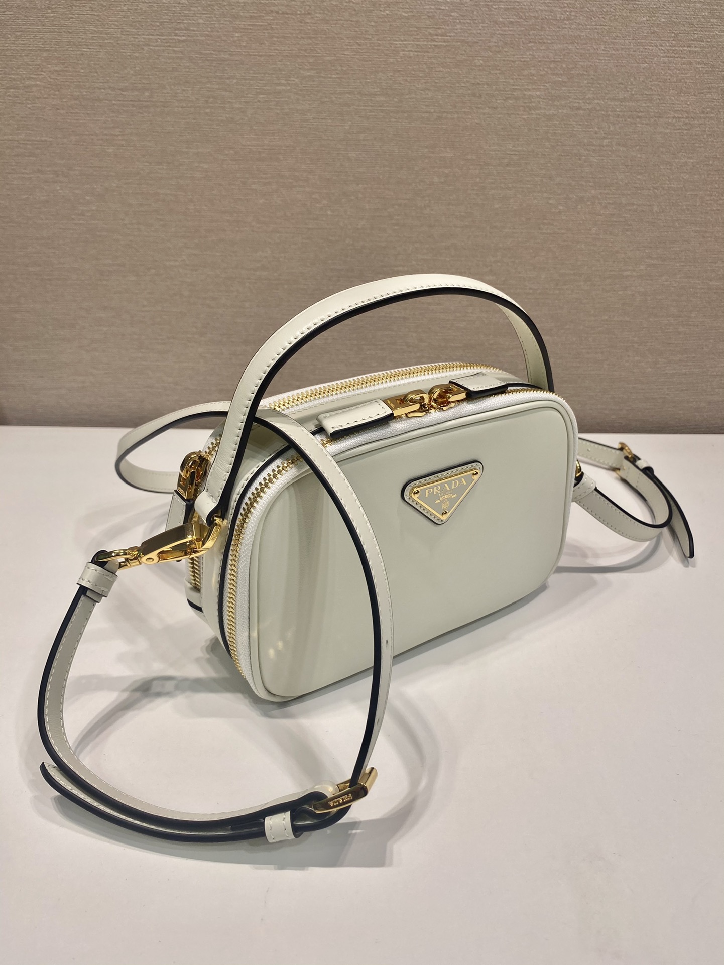 Pra*a odette leather mini-bag