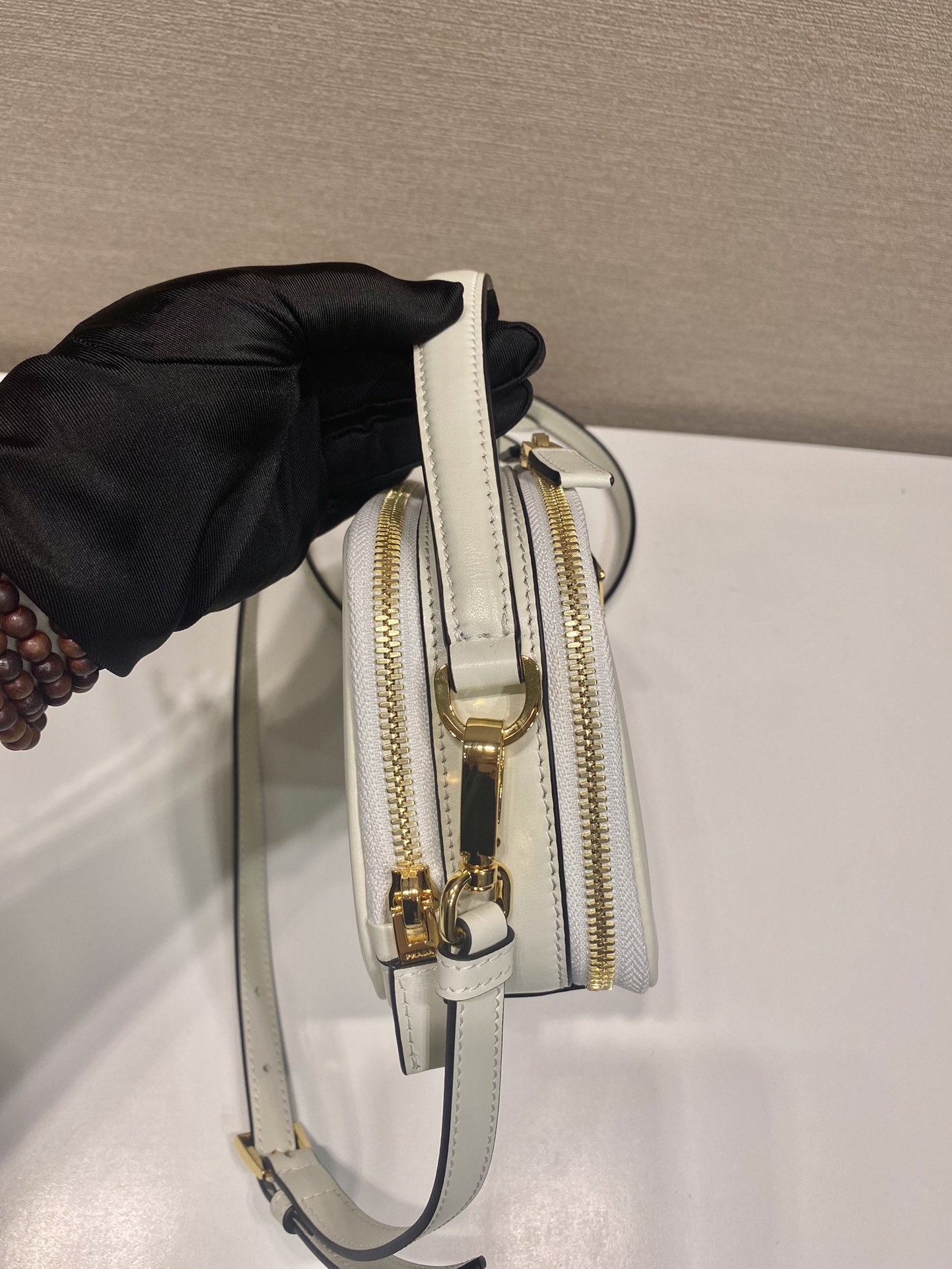 Pra*a odette leather mini-bag