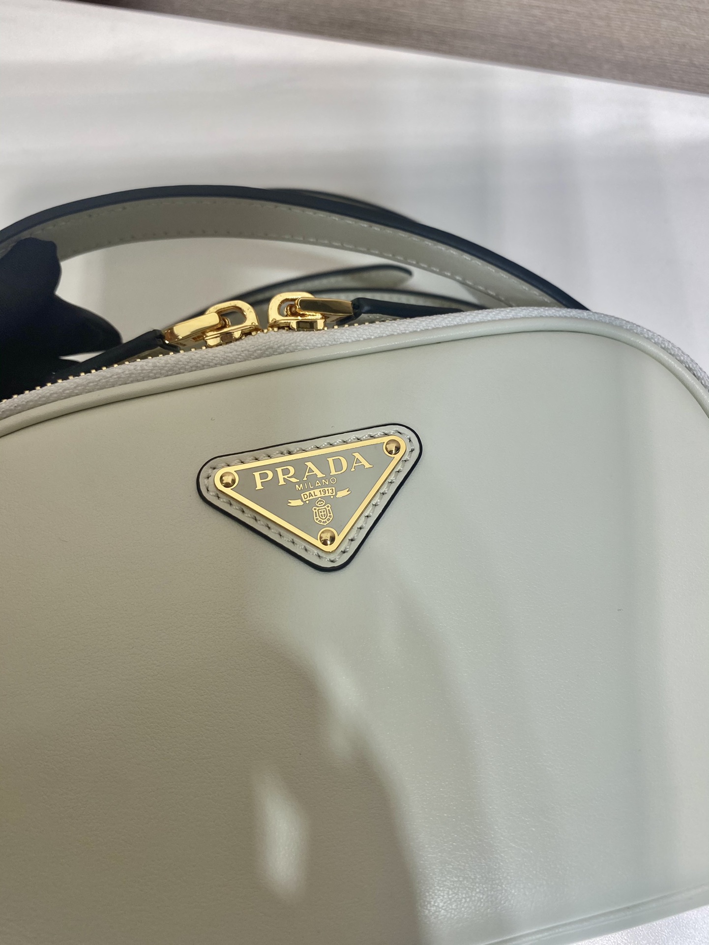 Pra*a odette leather mini-bag