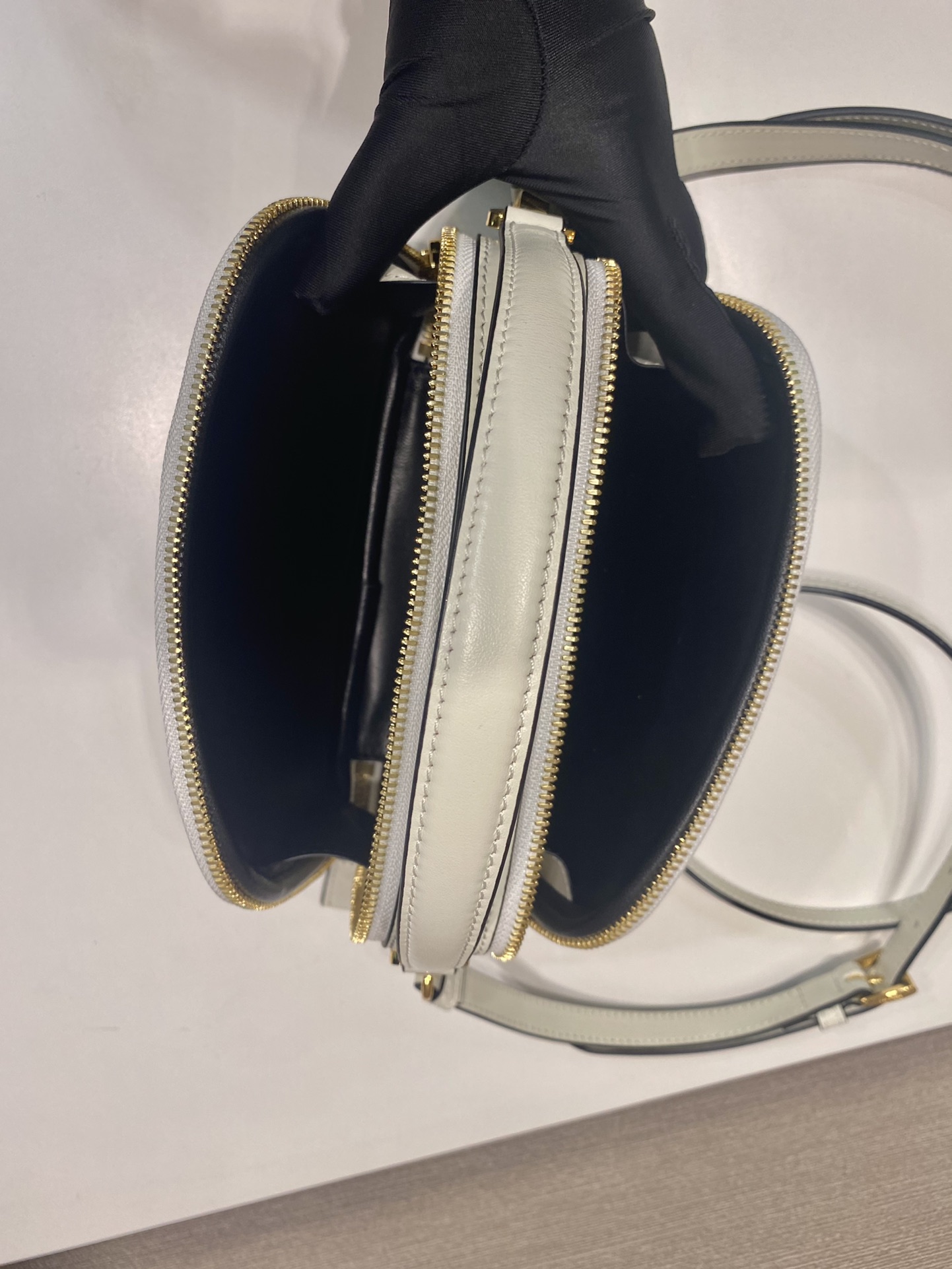 Pra*a odette leather mini-bag