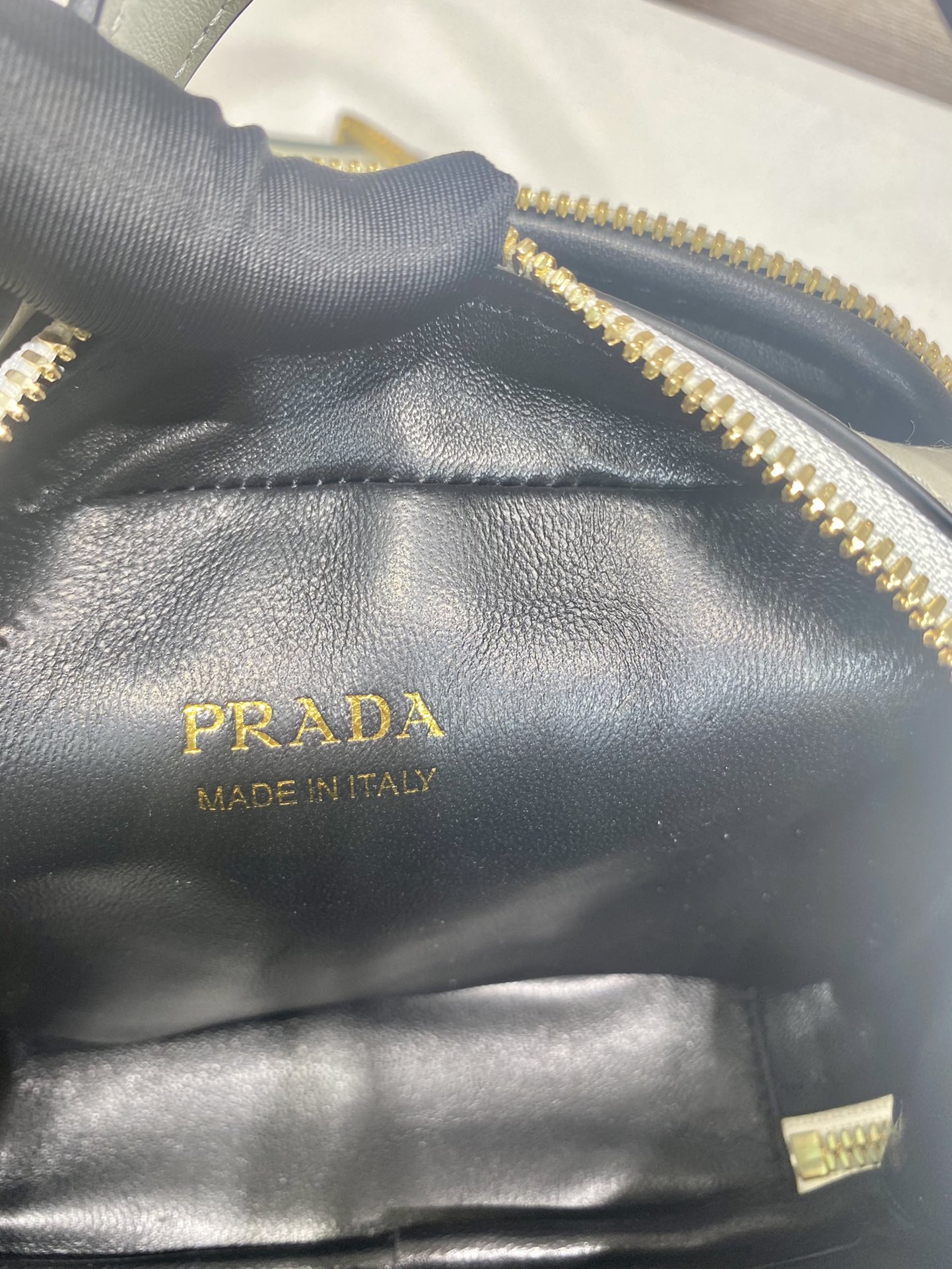 Pra*a odette leather mini-bag