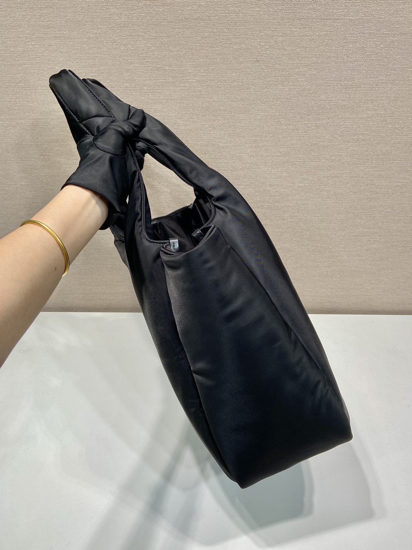 Pra*a large padded re-nylon tote bag
