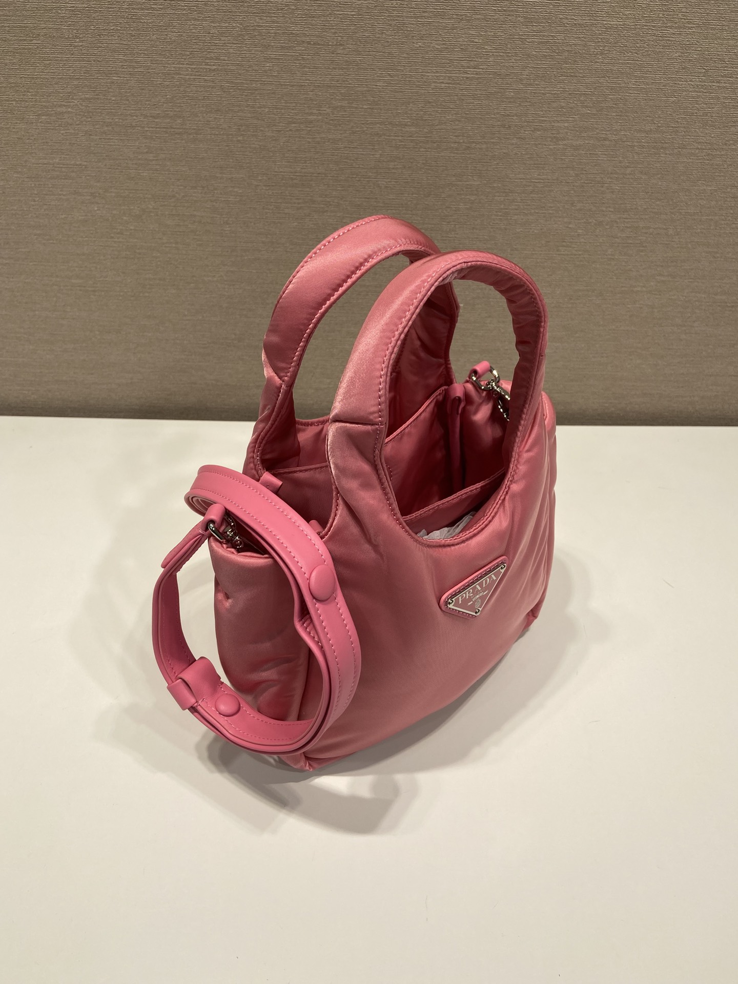 Pra*a soft padded re-nylon mini-bag
