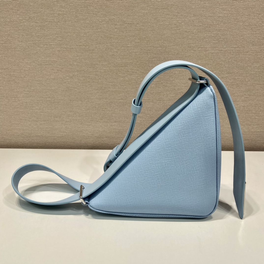 Pra*a saffiano leather belt bag