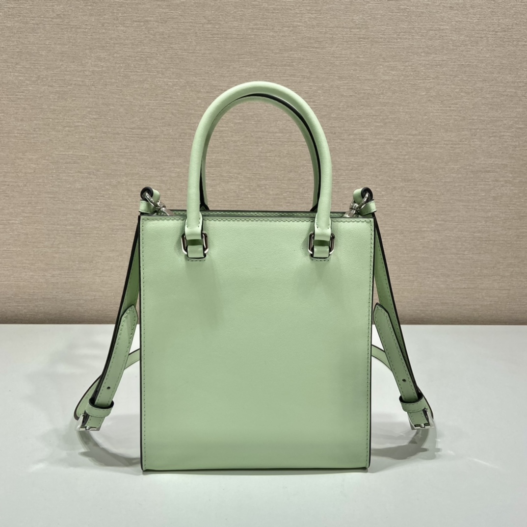 Pra*a small saffiano leather handbag