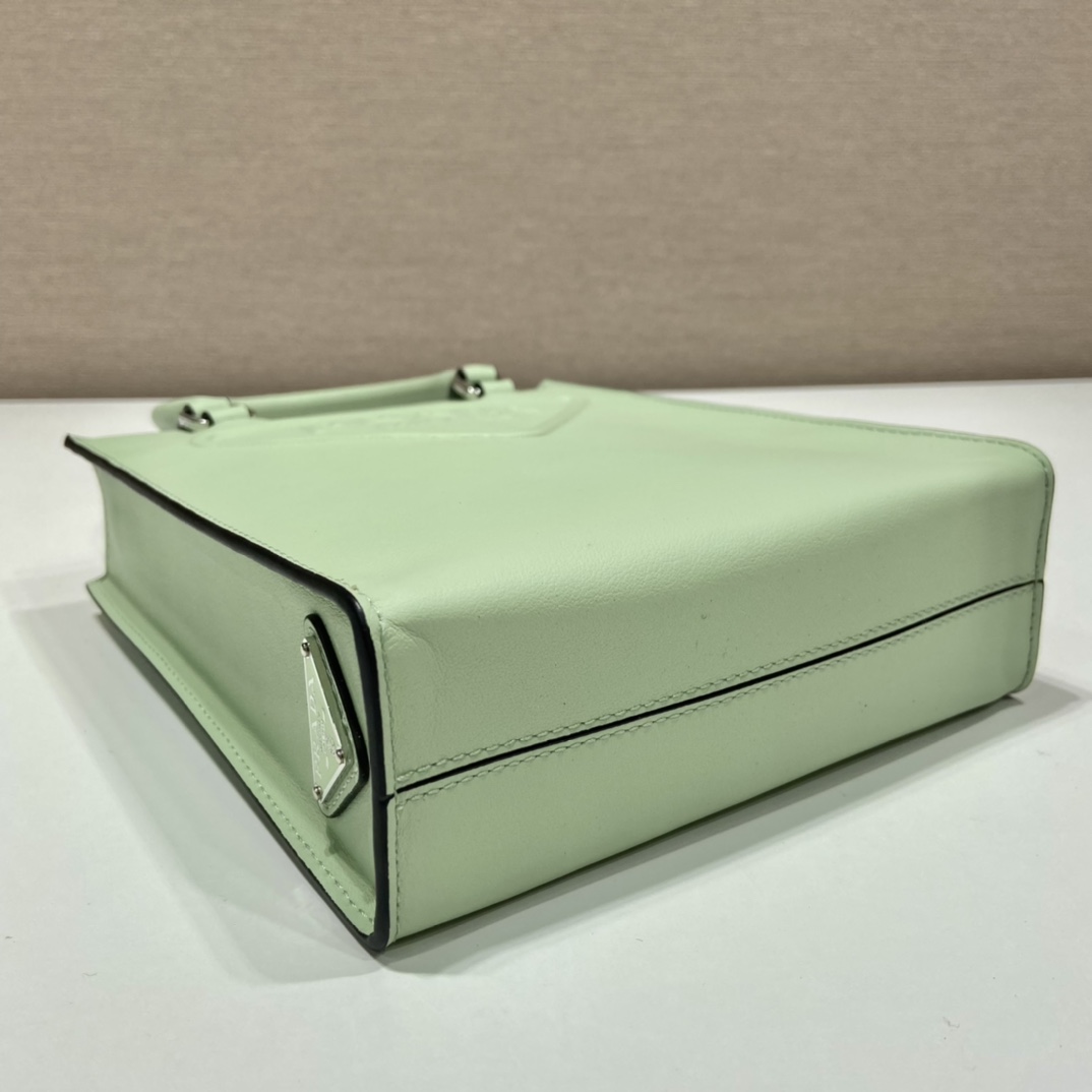 Pra*a small saffiano leather handbag