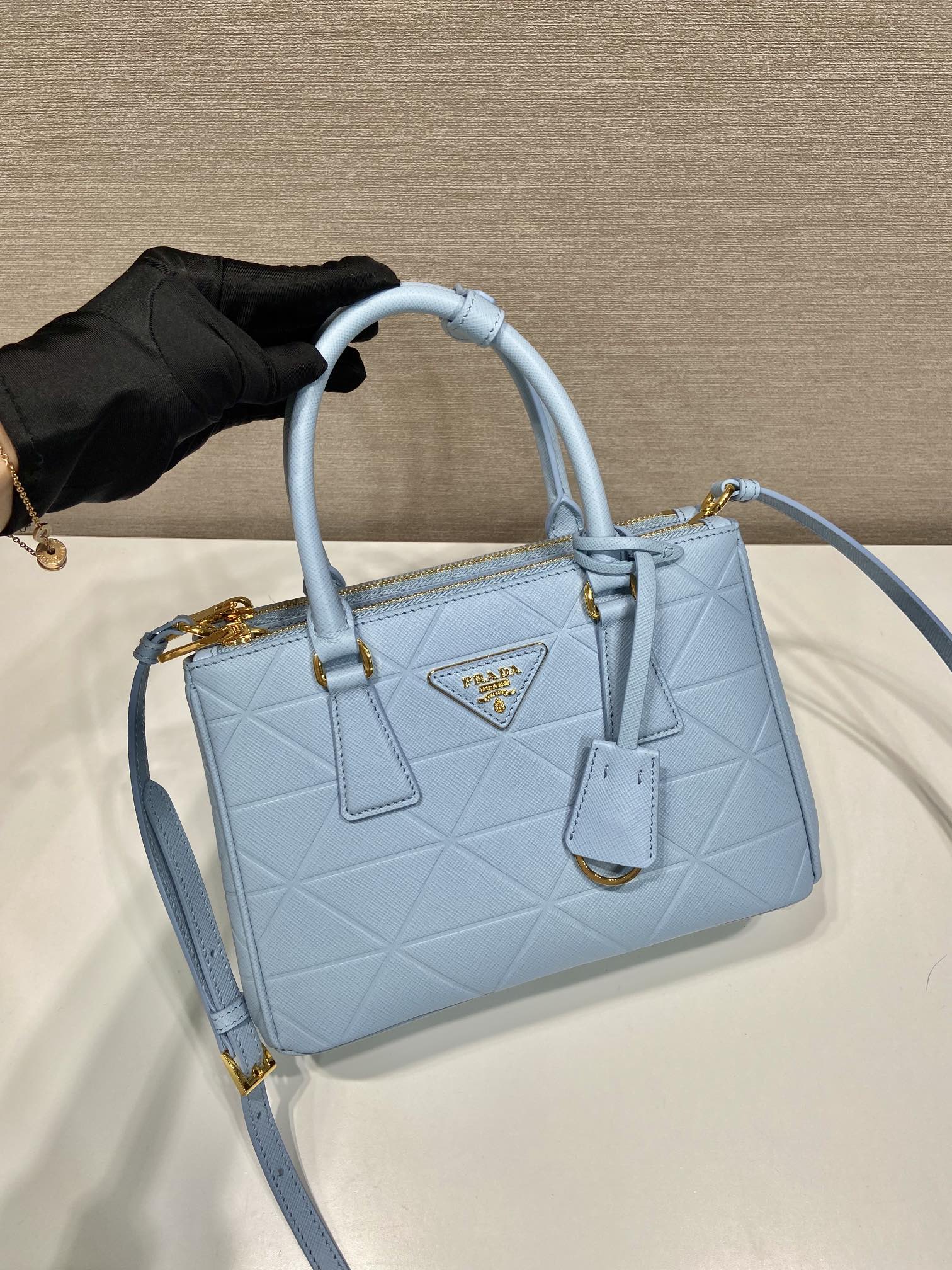small Pra*a galleria saffiano leather bag