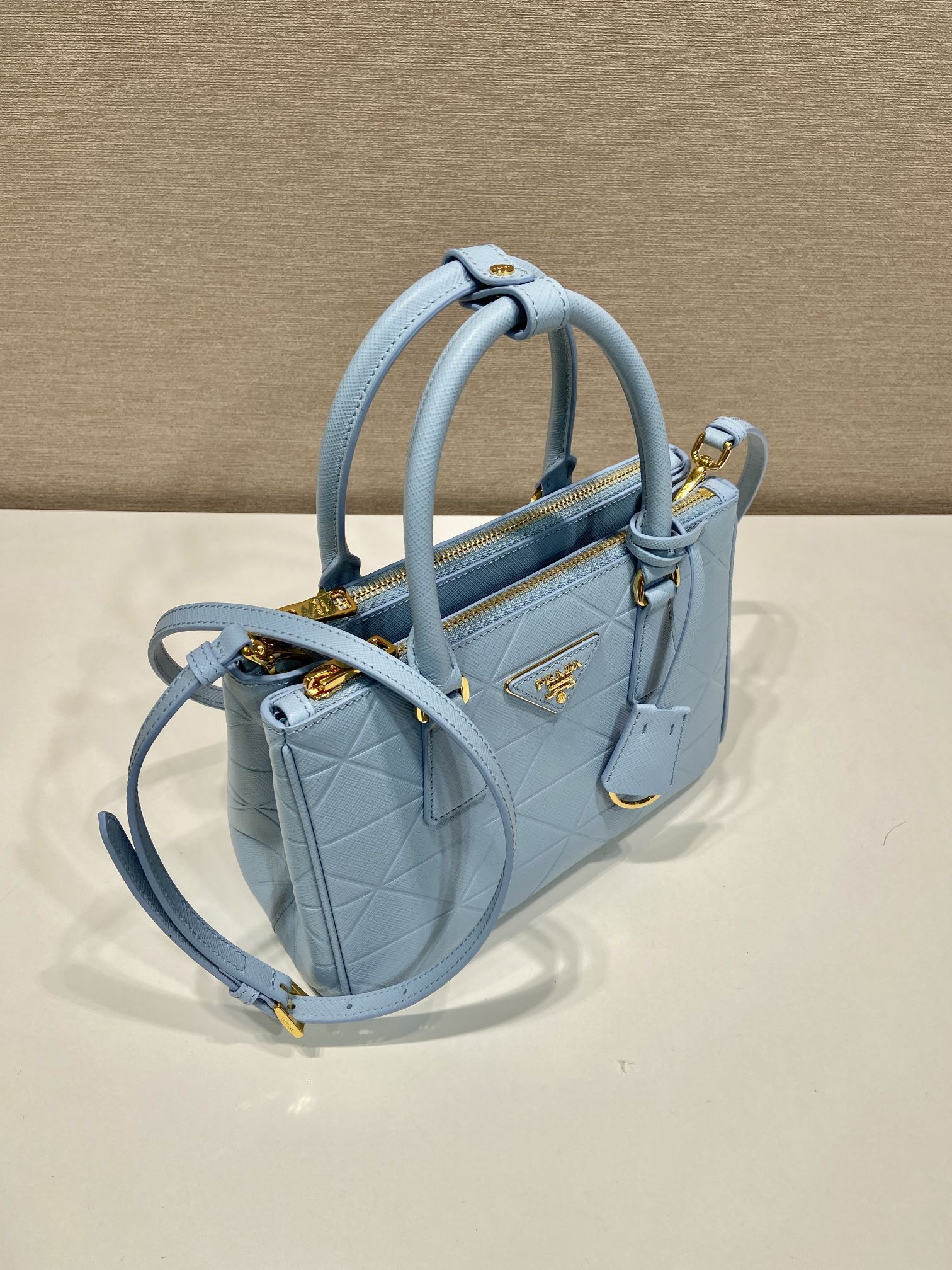 small Pra*a galleria saffiano leather bag