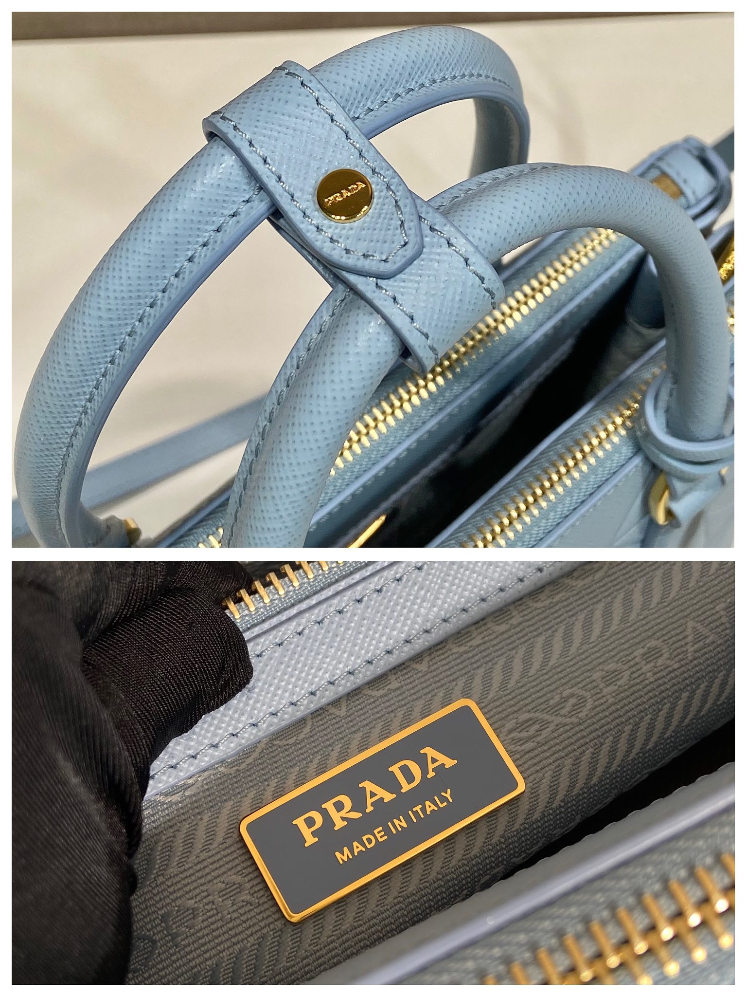 small Pra*a galleria saffiano leather bag