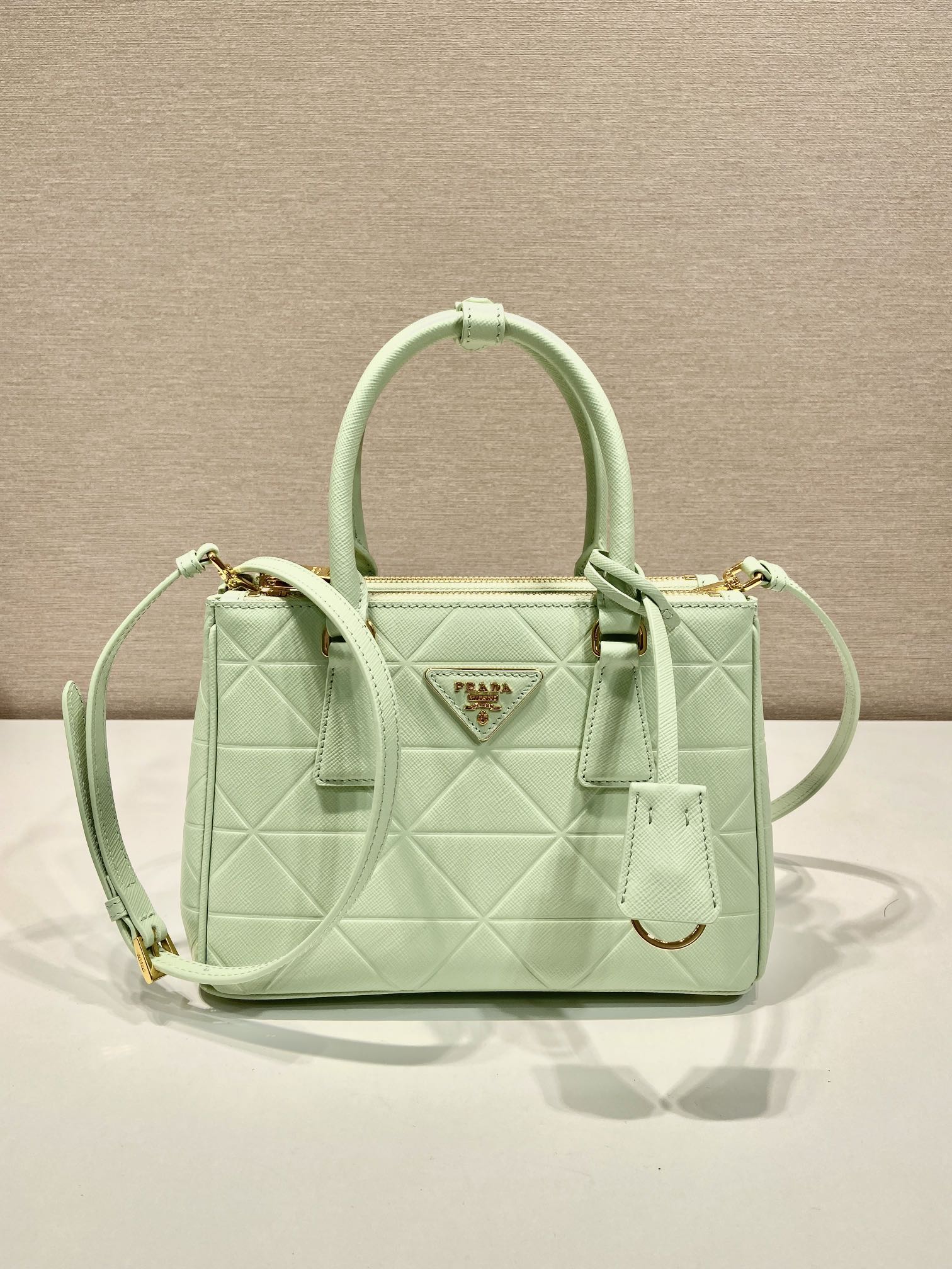 small Pra*a galleria saffiano leather bag
