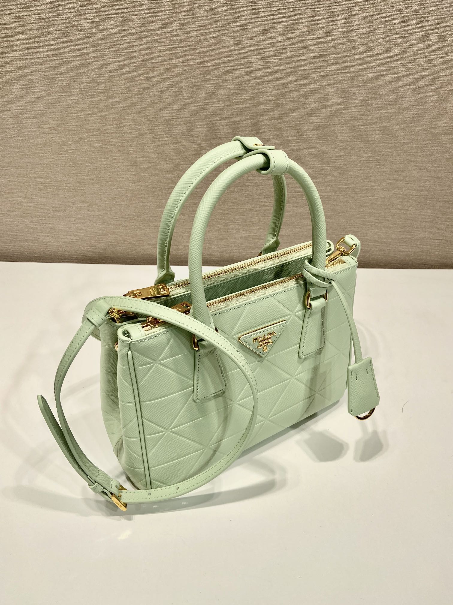 small Pra*a galleria saffiano leather bag